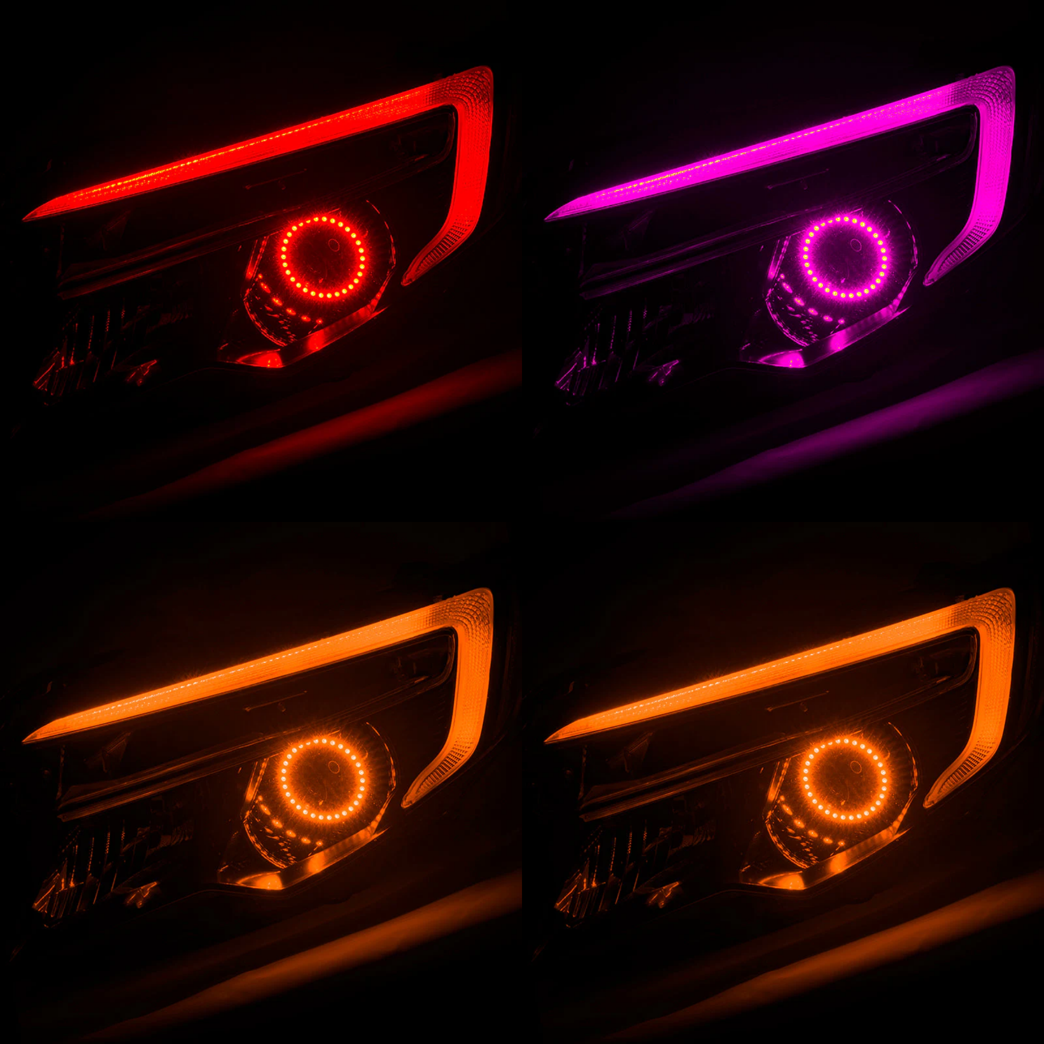 Honda Pilot Flow Series/Color Chasing DRL Boards w/ Halos (2016-2018)