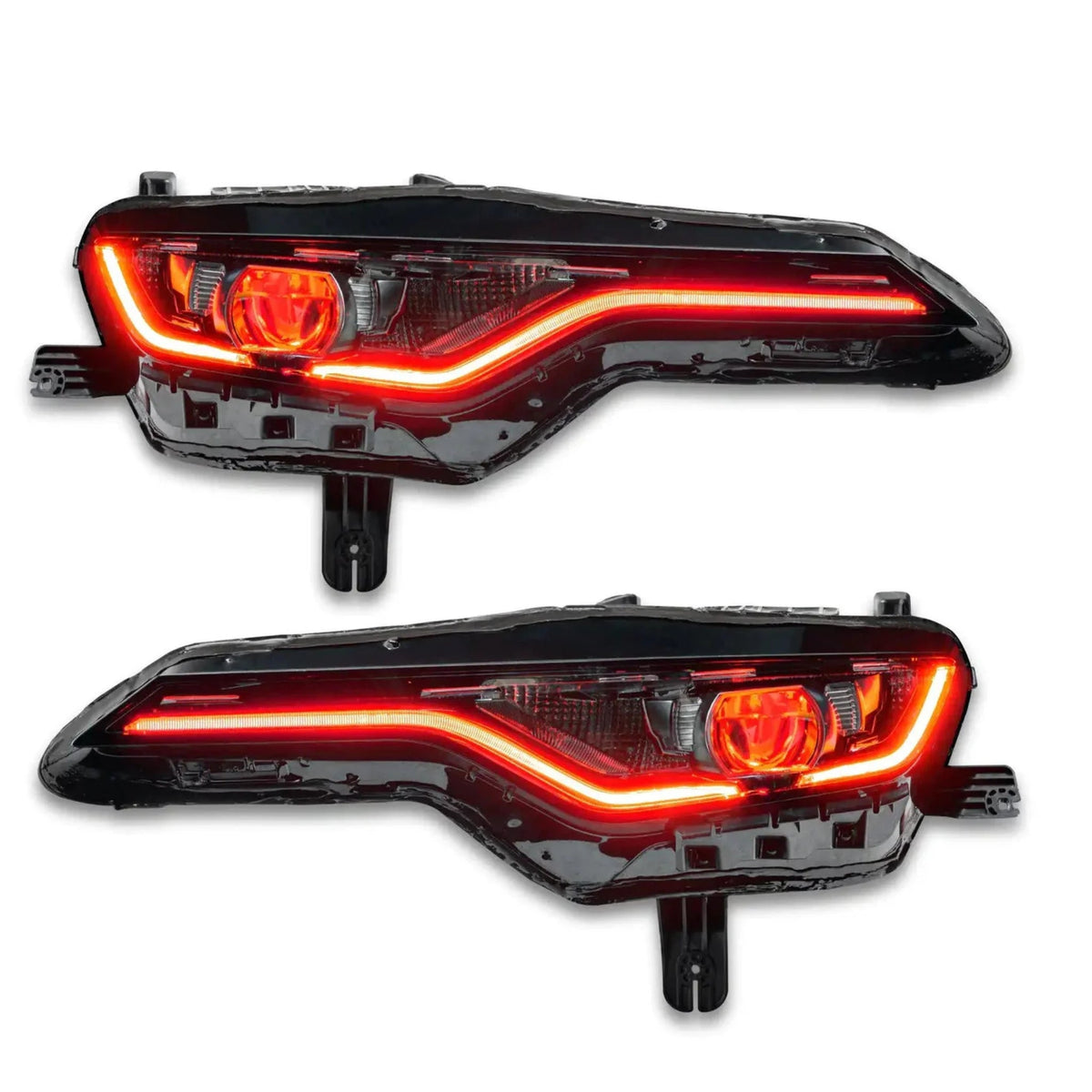 2019–2024 Camaro RS/SS Multicolor Headlights – RGBW w/ Demon Eyes – Custom Multicolor LED Lighting by RGB Halo Kits