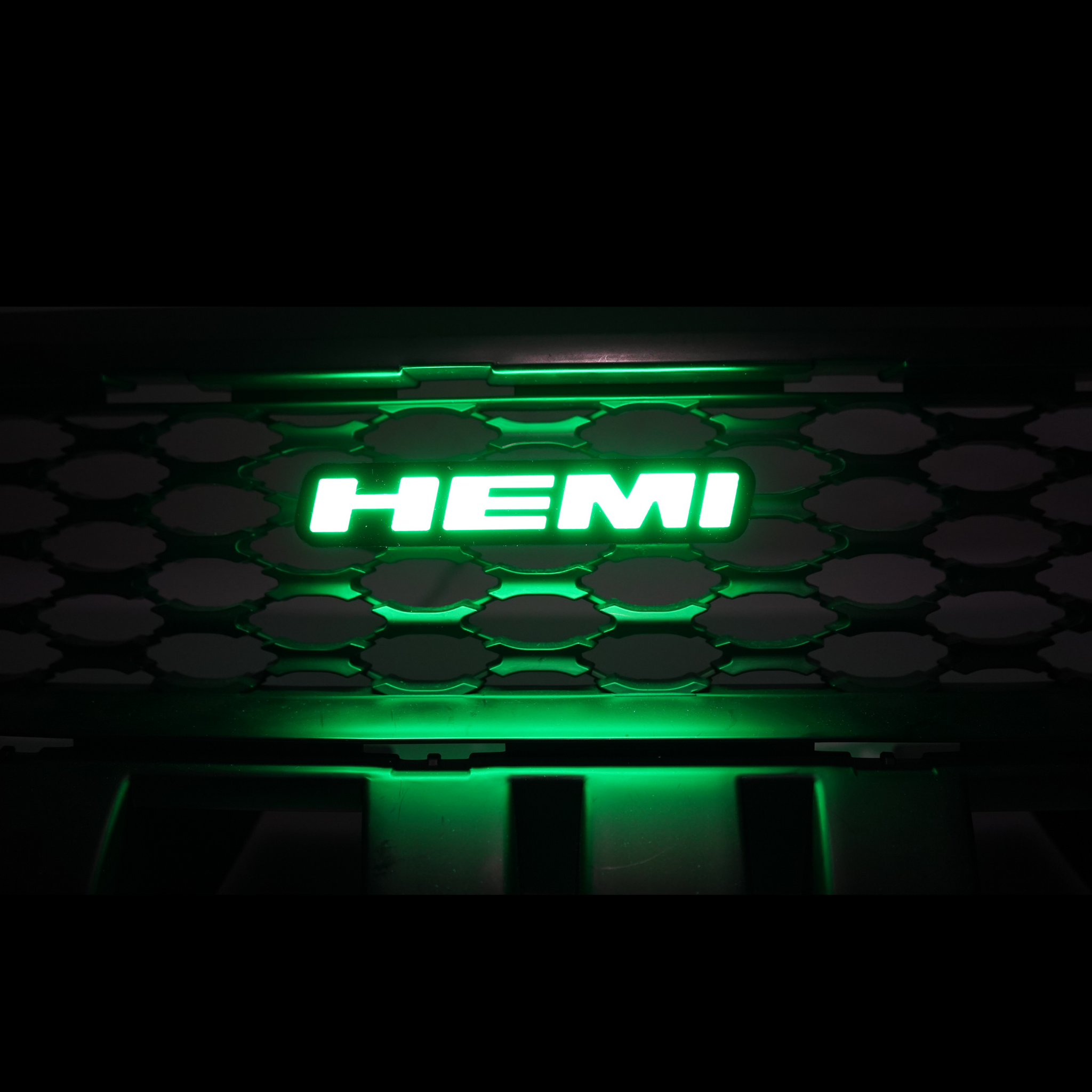 Hemi LED Badge: (Multicolor)