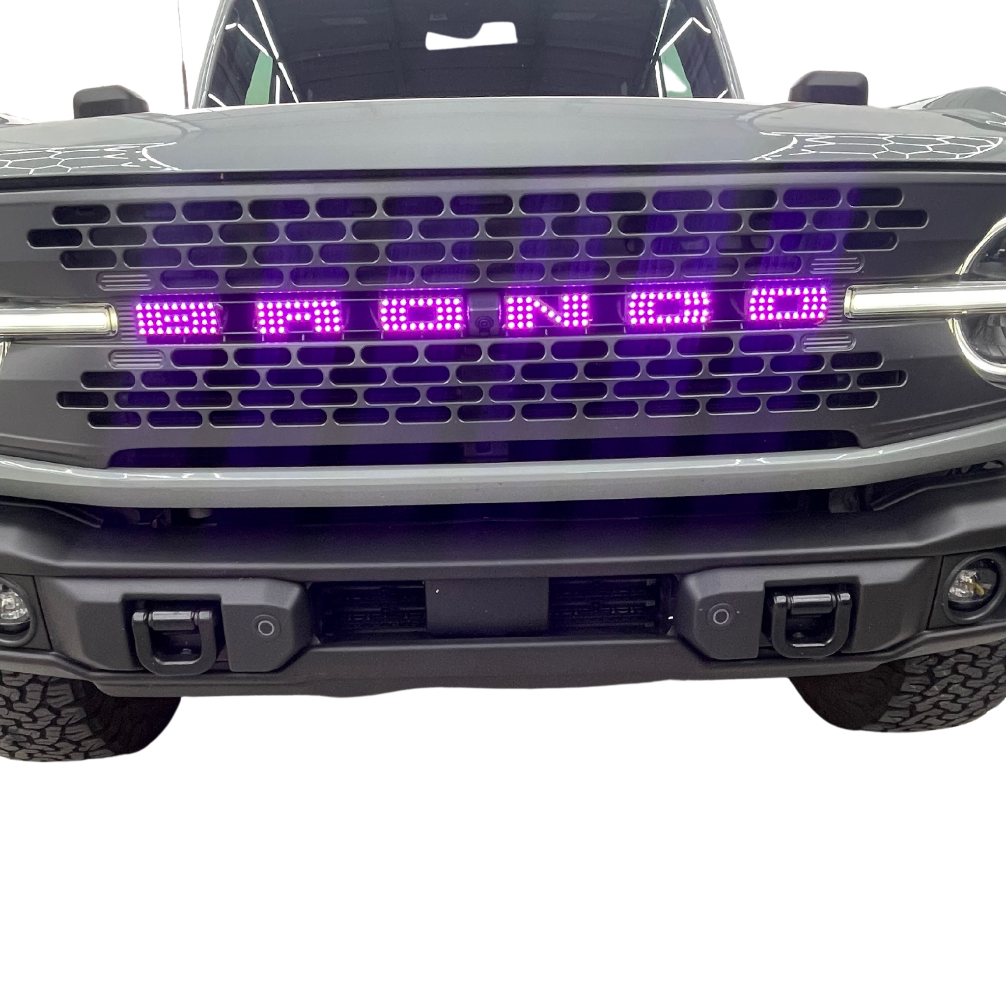 Bronco LED Emblem: (Multicolor)