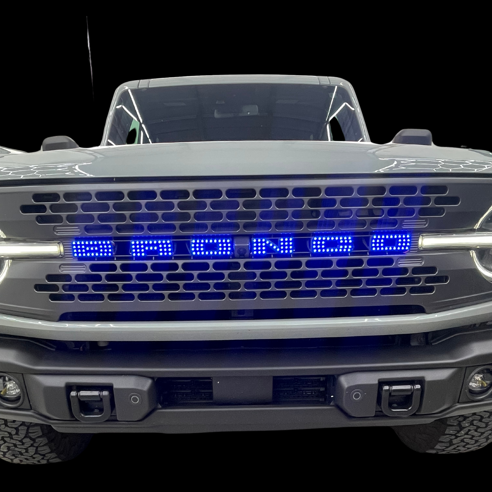 Bronco LED Emblem: (Multicolor)