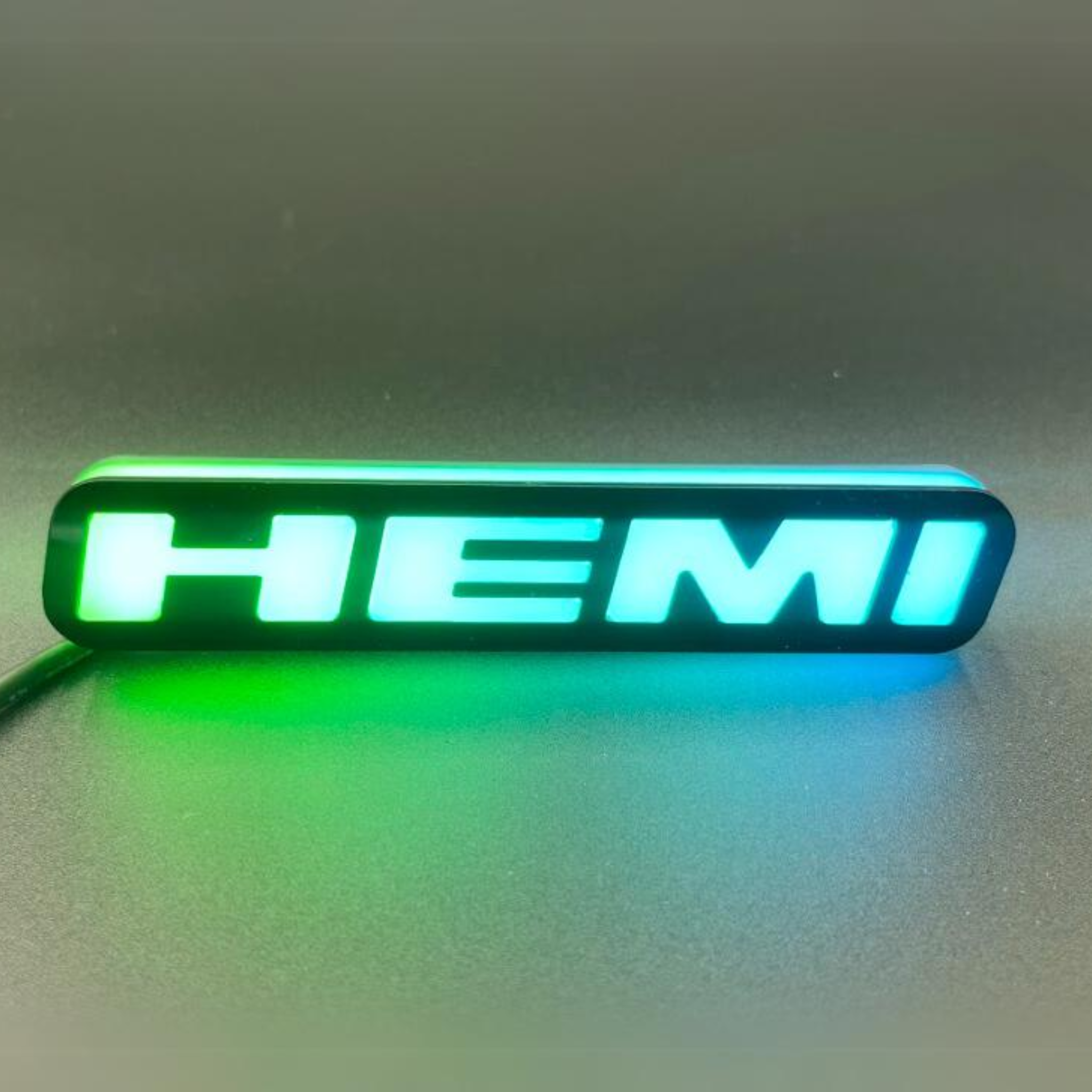 Hemi LED Badge: (Multicolor)