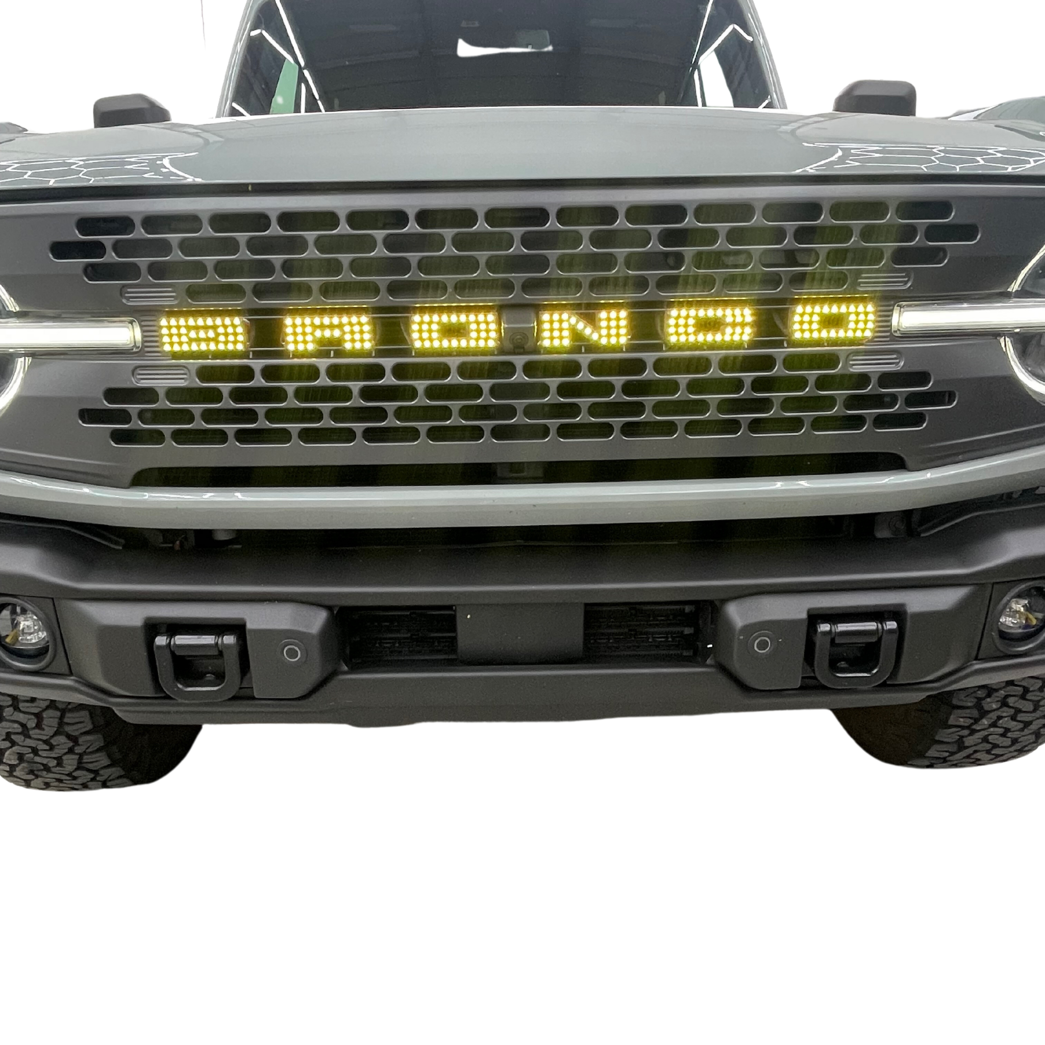 Bronco LED Emblem: (Multicolor)