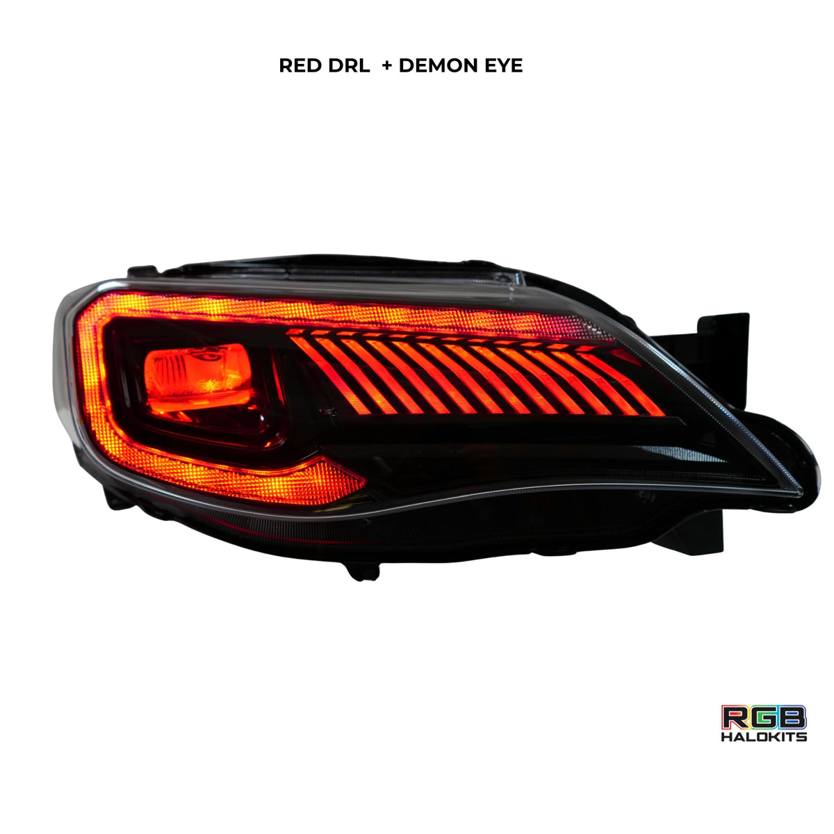 Subaru Impreza WRX/STI: Multicolor Flow Series Headlights (2008-2014) + Demon Eyes | XB Morimoto – Custom Multicolor LED Lighting by RGB Halo Kits