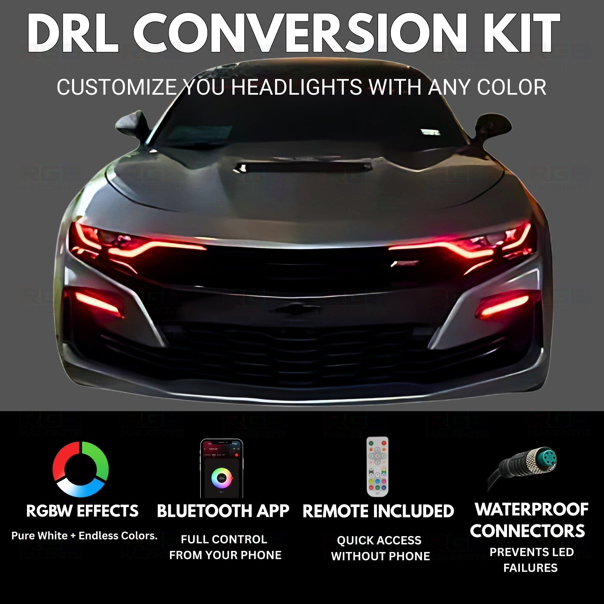 Chevrolet Camaro RS/SS RGBWA DRL Boards (2019-2024)