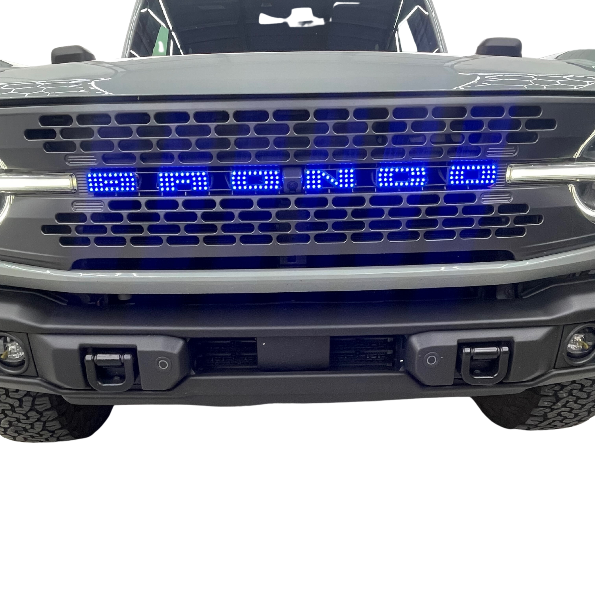Bronco LED Emblem Letters (Multicolor Flow) â€“ Custom Multicolor LED Lighting by RGB Halo Kits