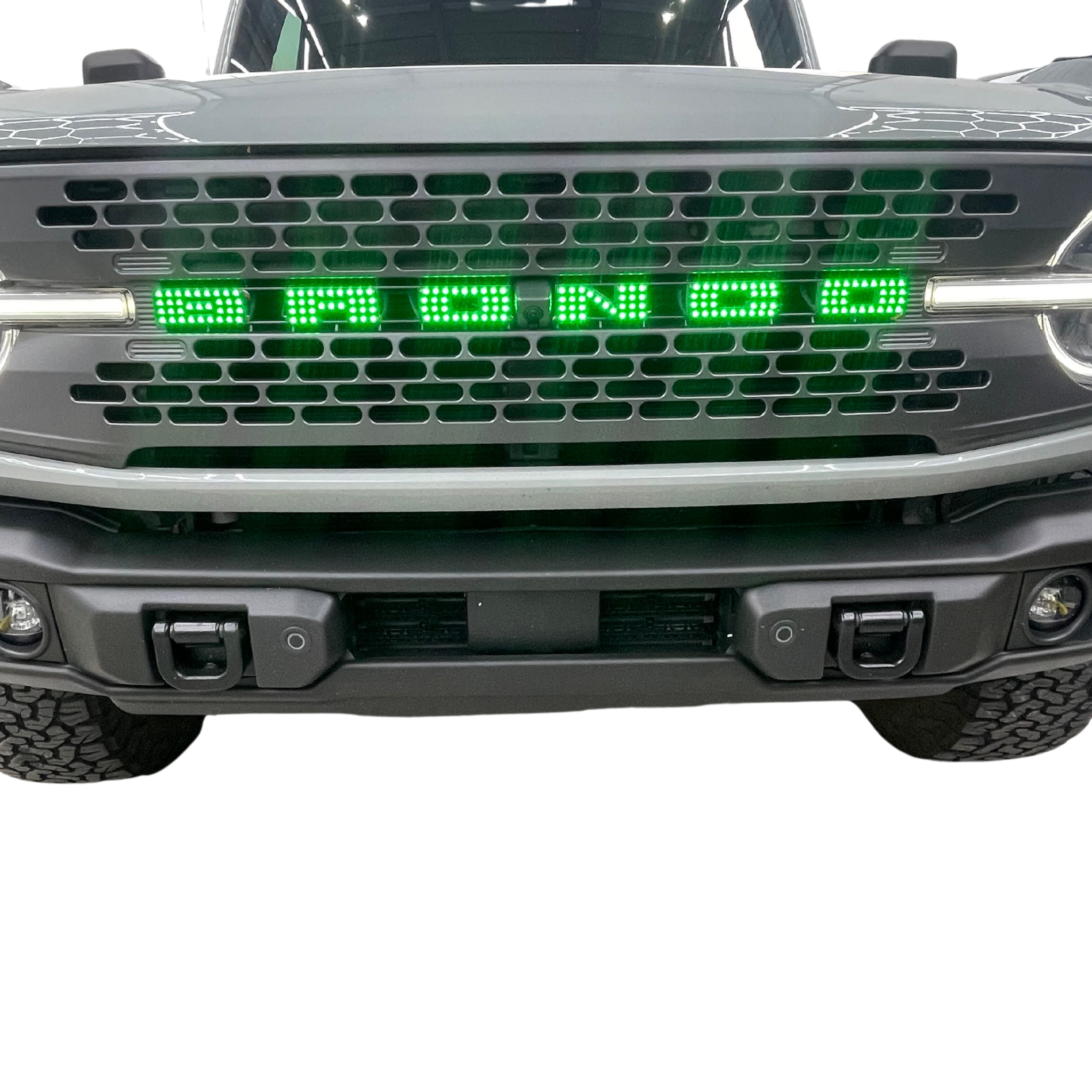 Bronco LED Emblem Letters (Multicolor Flow) â€“ Custom Multicolor LED Lighting by RGB Halo Kits