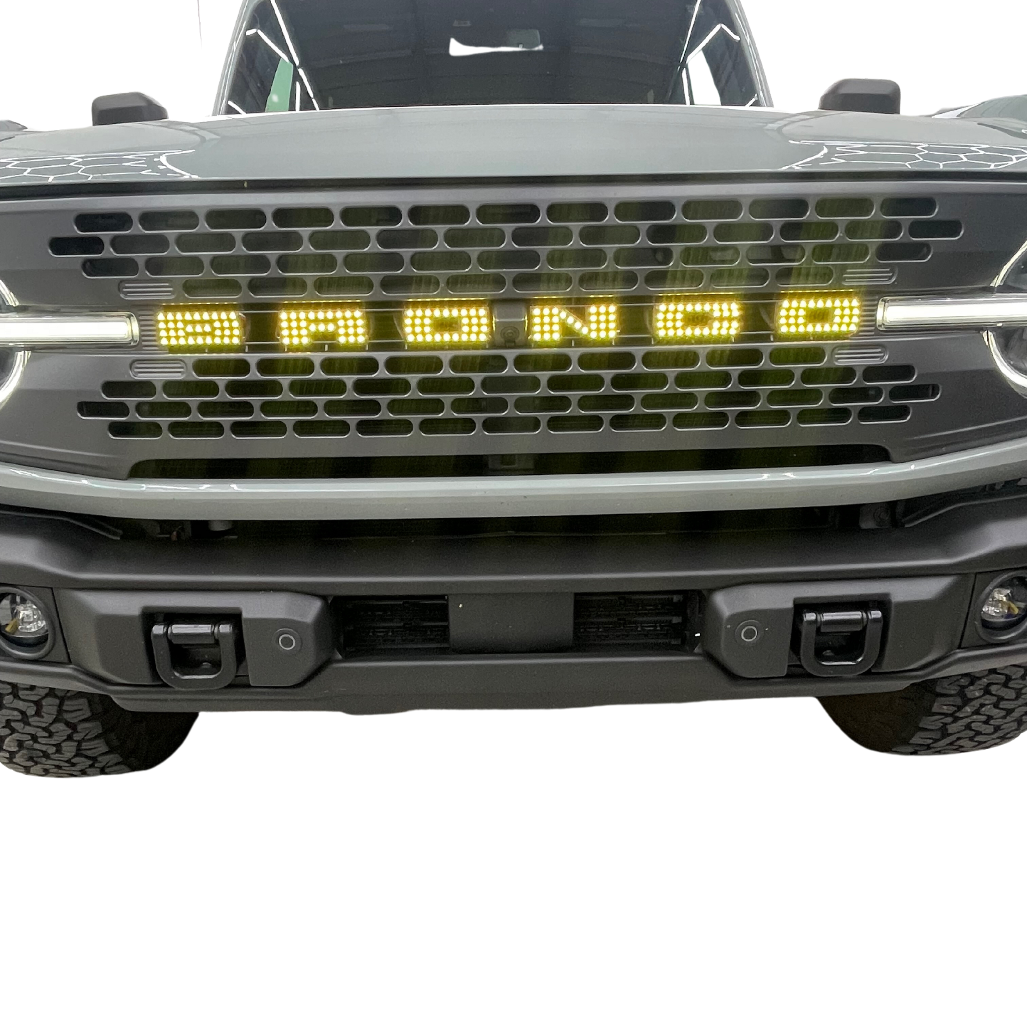 Bronco LED Emblem Letters (Multicolor Flow) â€“ Custom Multicolor LED Lighting by RGB Halo Kits