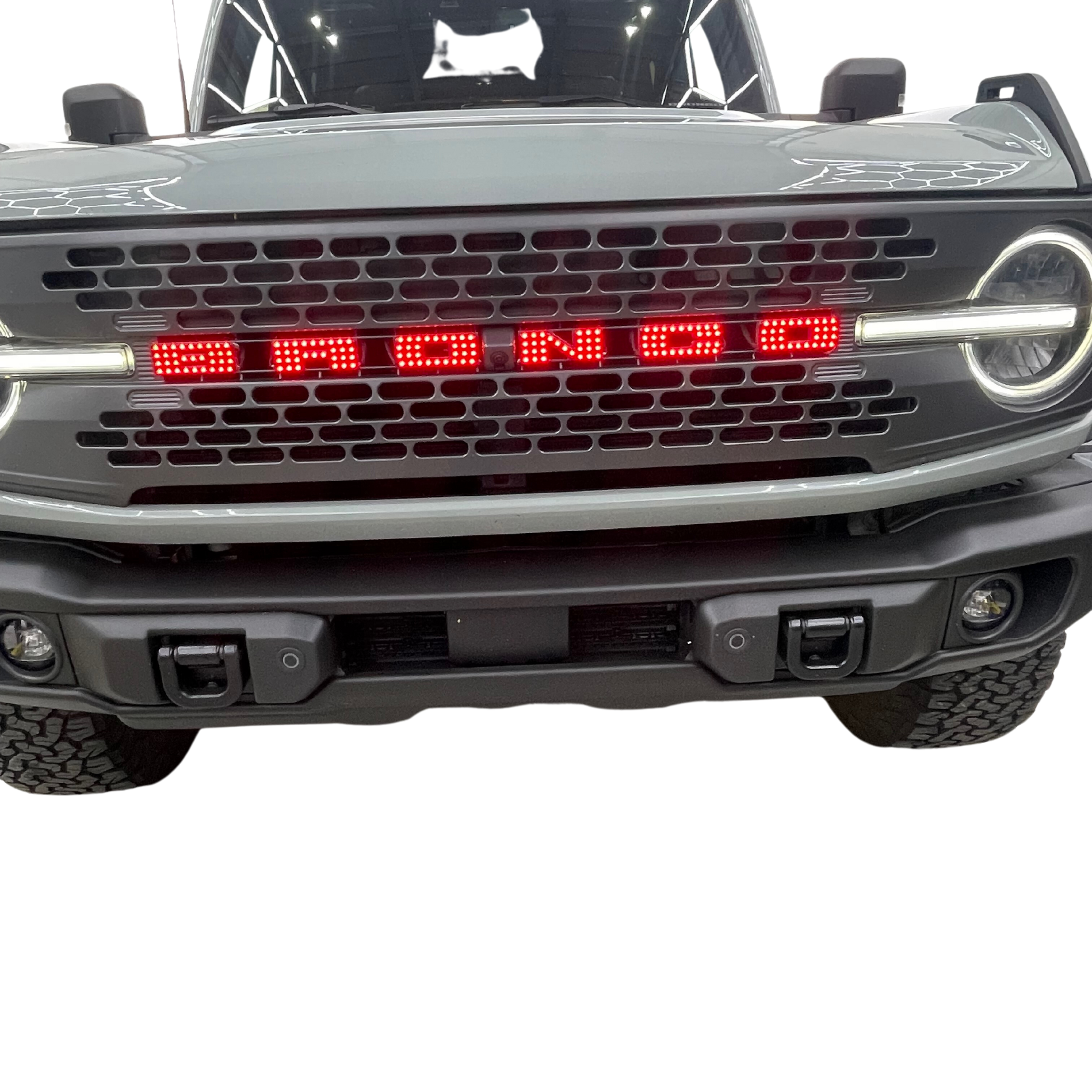 Bronco LED Emblem Letters (Multicolor Flow) â€“ Custom Multicolor LED Lighting by RGB Halo Kits