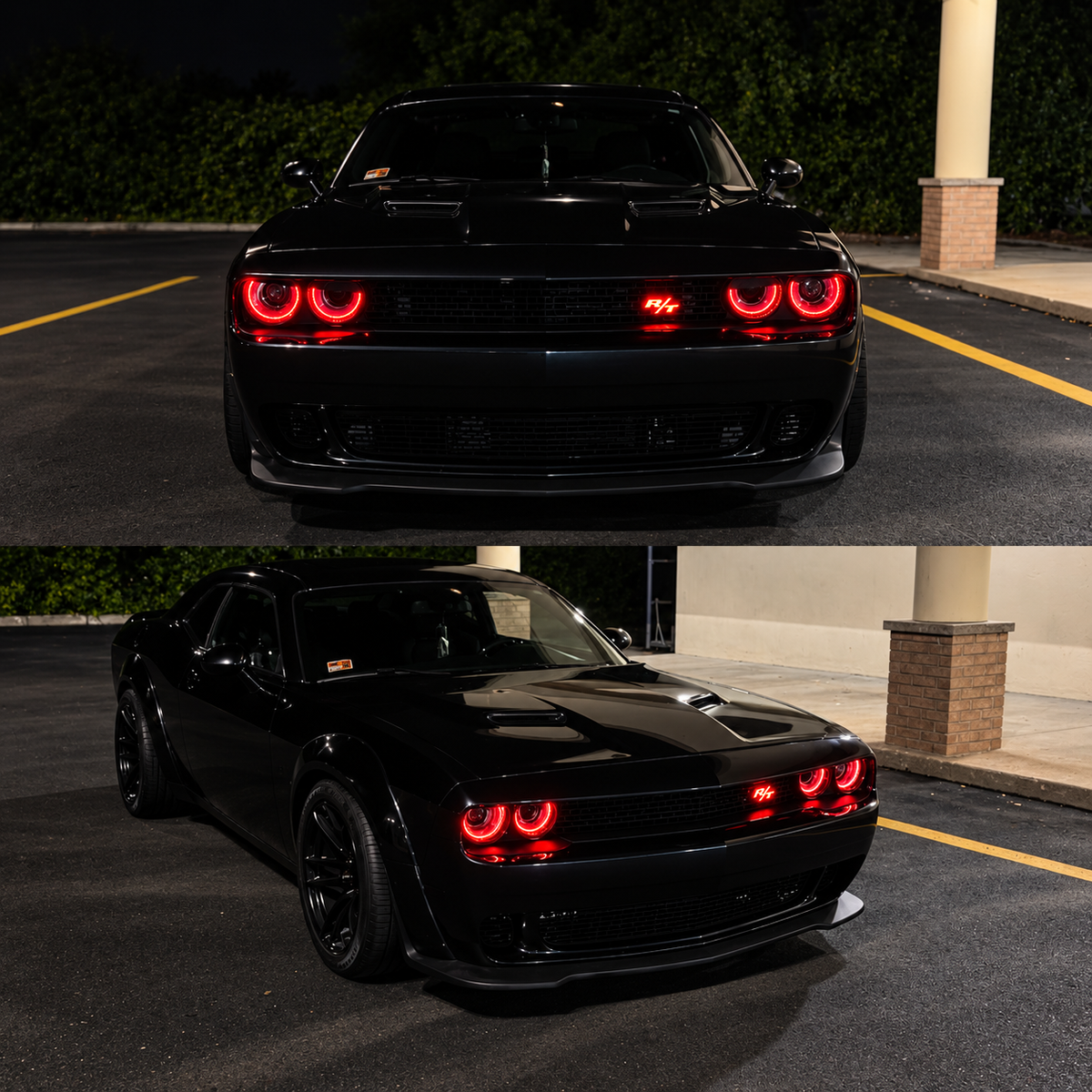 LED Emblem Badge: (Multicolor) – Compatible with Dodge R/T Models