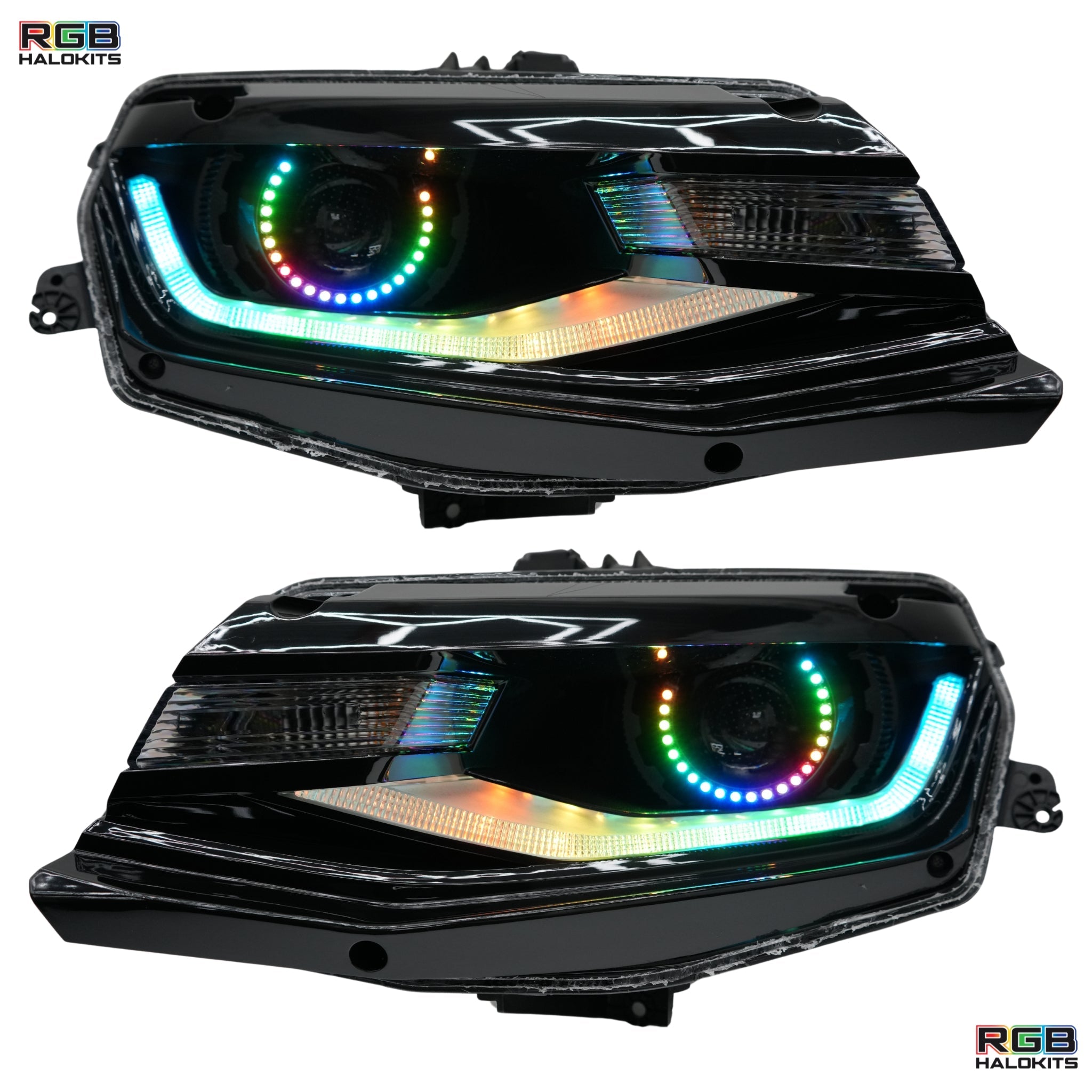 Chevrolet Camaro Flow Series Multicolor DRL Boards (2016-2018) – Custom Multicolor LED Lighting by RGB Halo Kits