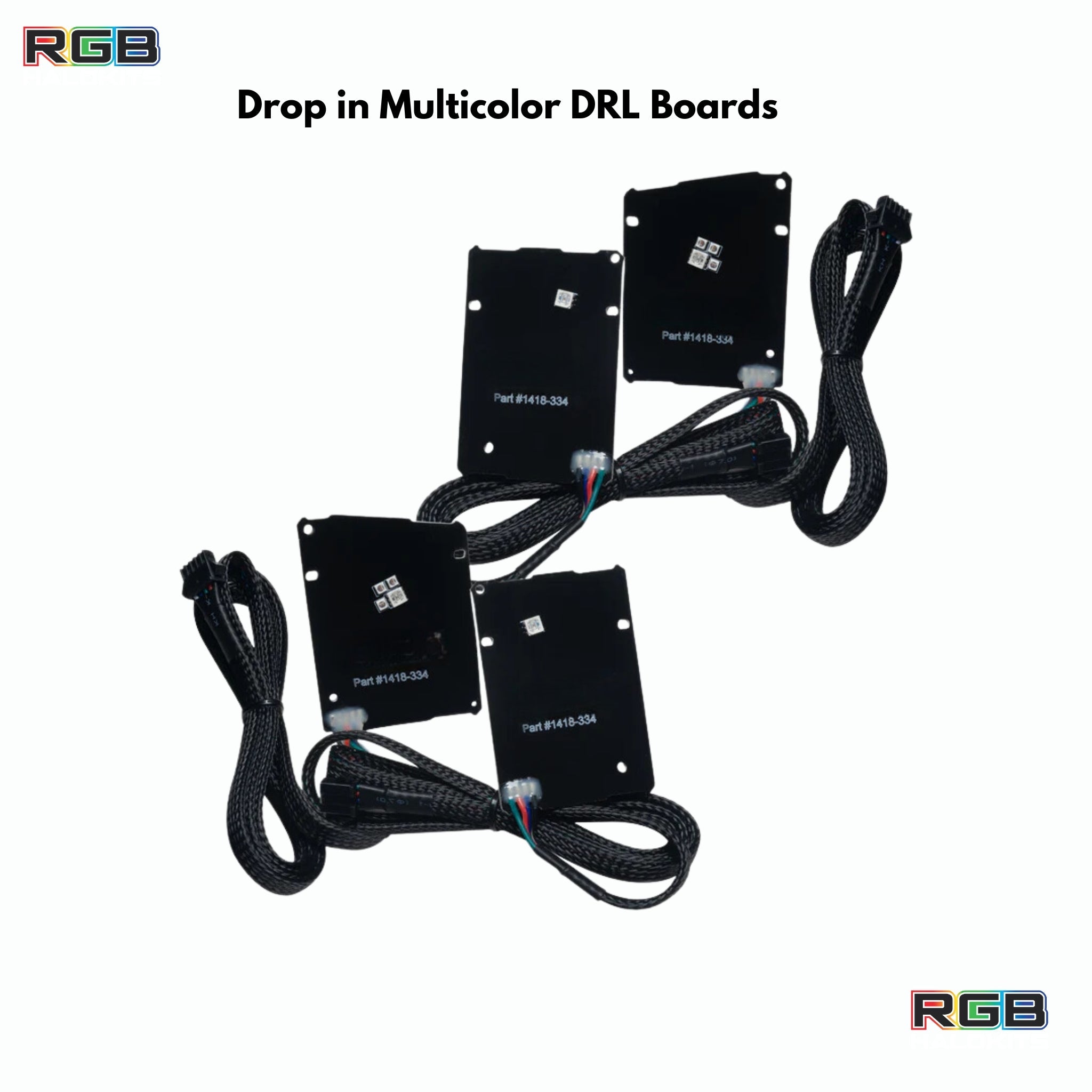 Chevrolet Camaro LS/LT RGBW DRL Boards (2019-2023) – Custom Multicolor LED Lighting by RGB Halo Kits