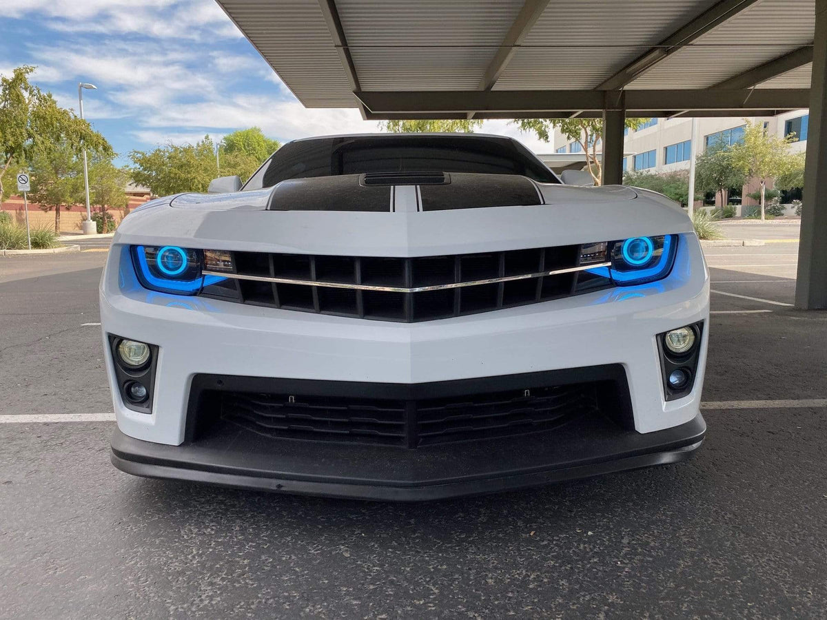Chevrolet Camaro: Multicolor Flow Series Headlights (2010-2013) – Custom Multicolor LED Lighting by RGB Halo Kits