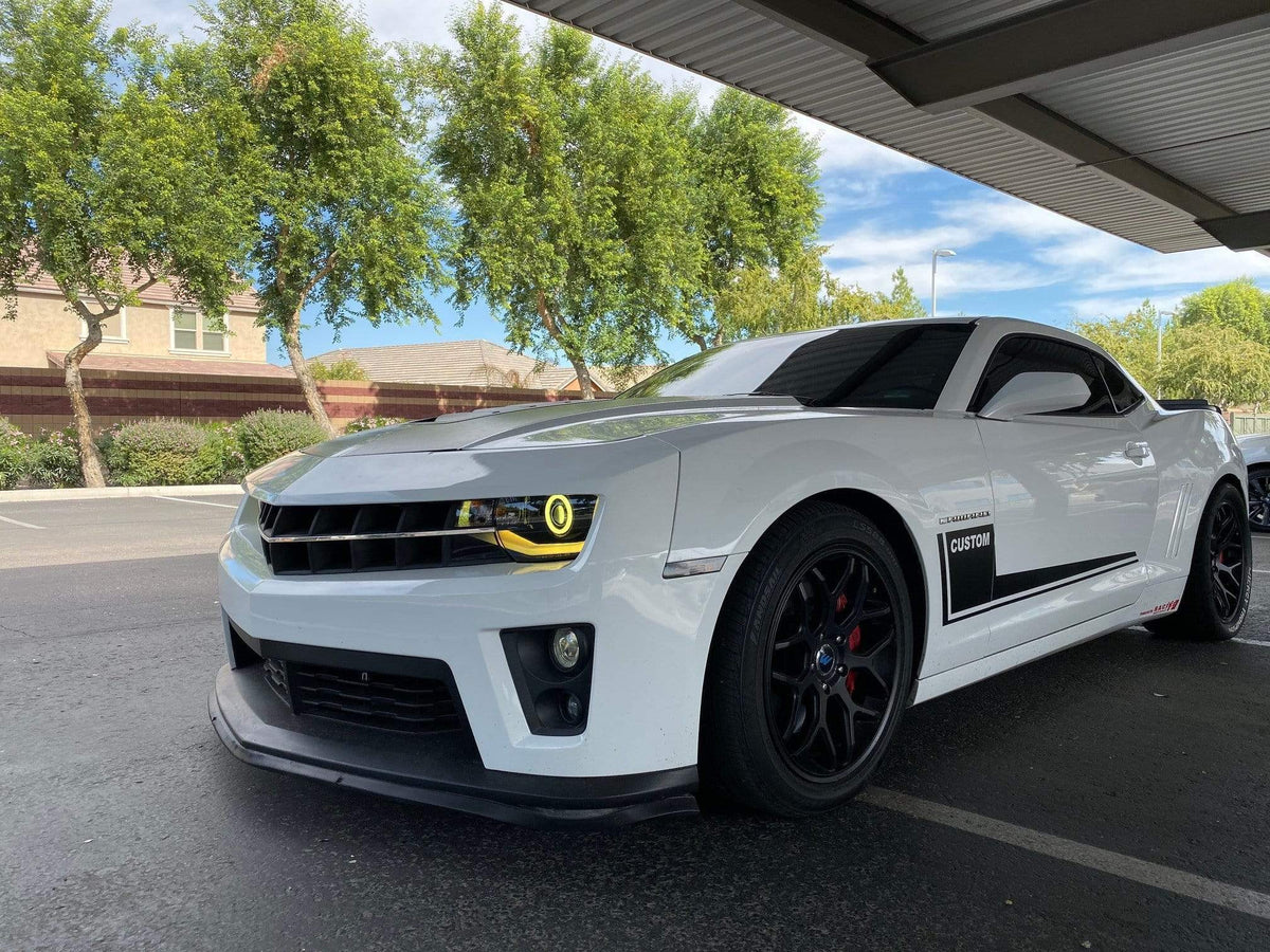 Chevrolet Camaro: Multicolor Flow Series Headlights (2010-2013) – Custom Multicolor LED Lighting by RGB Halo Kits