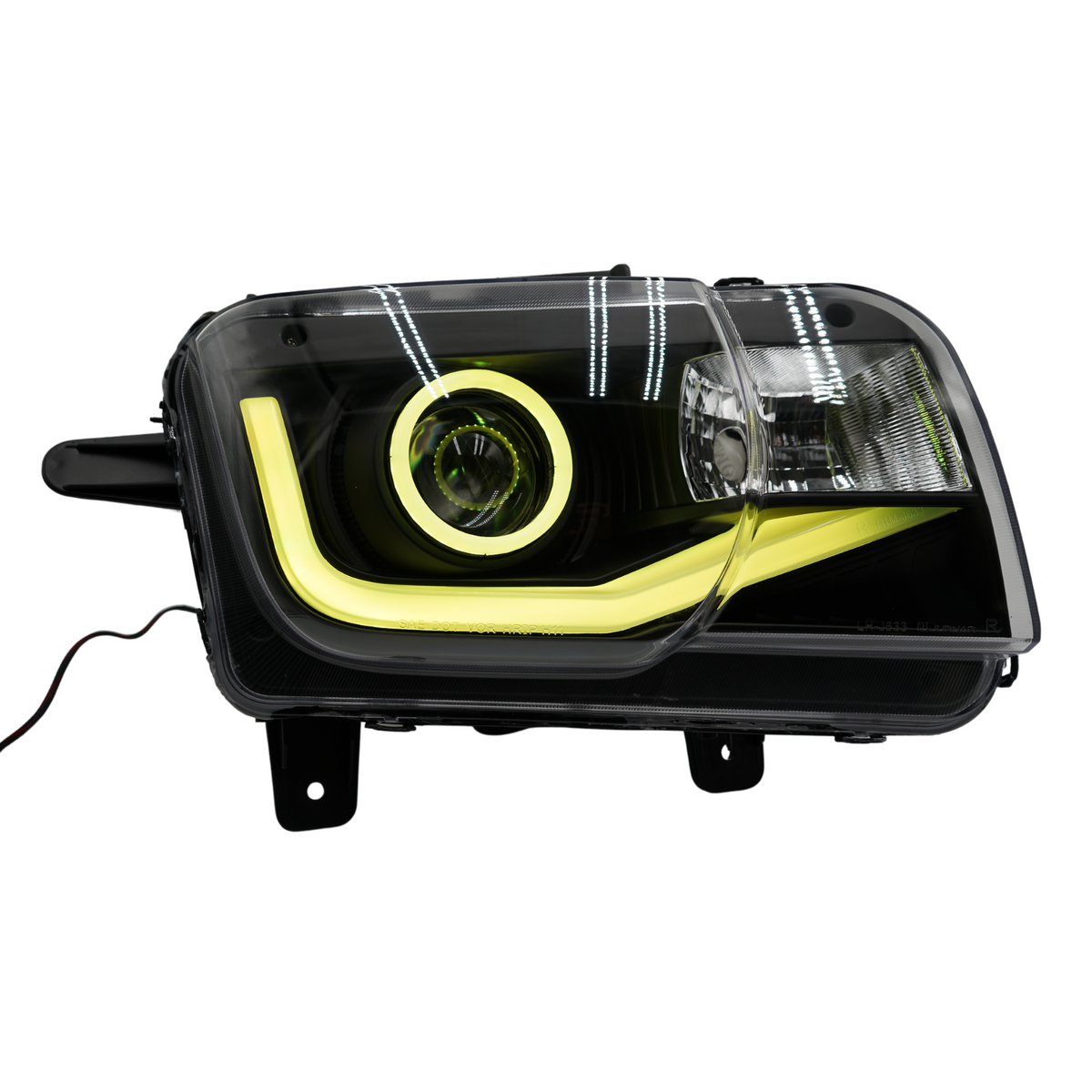 Chevrolet Camaro: Multicolor Flow Series Headlights (2010-2013) – Custom Multicolor LED Lighting by RGB Halo Kits