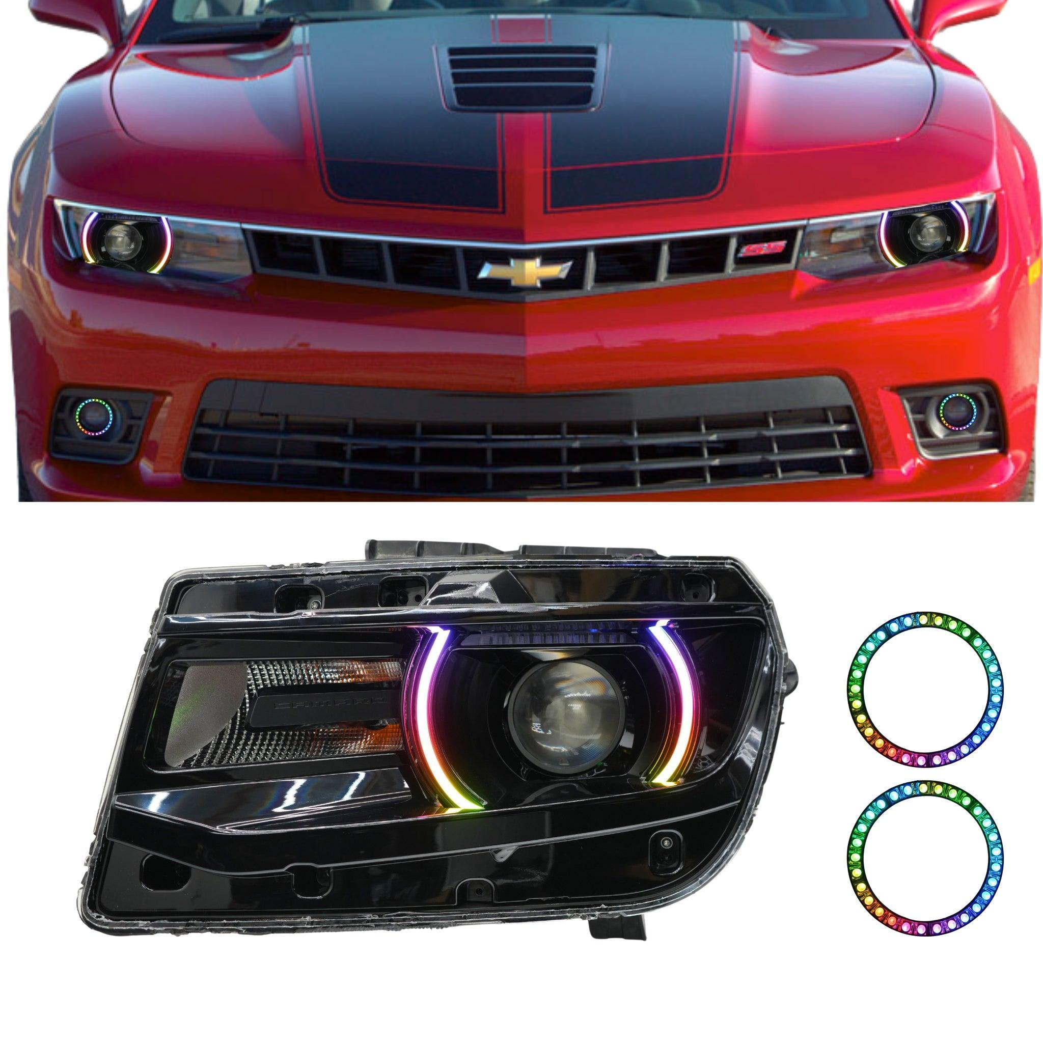 Chevrolet Camaro RS/SS Multicolor DRL Boards (2014-2015) – Custom Multicolor LED Lighting by RGB Halo Kits