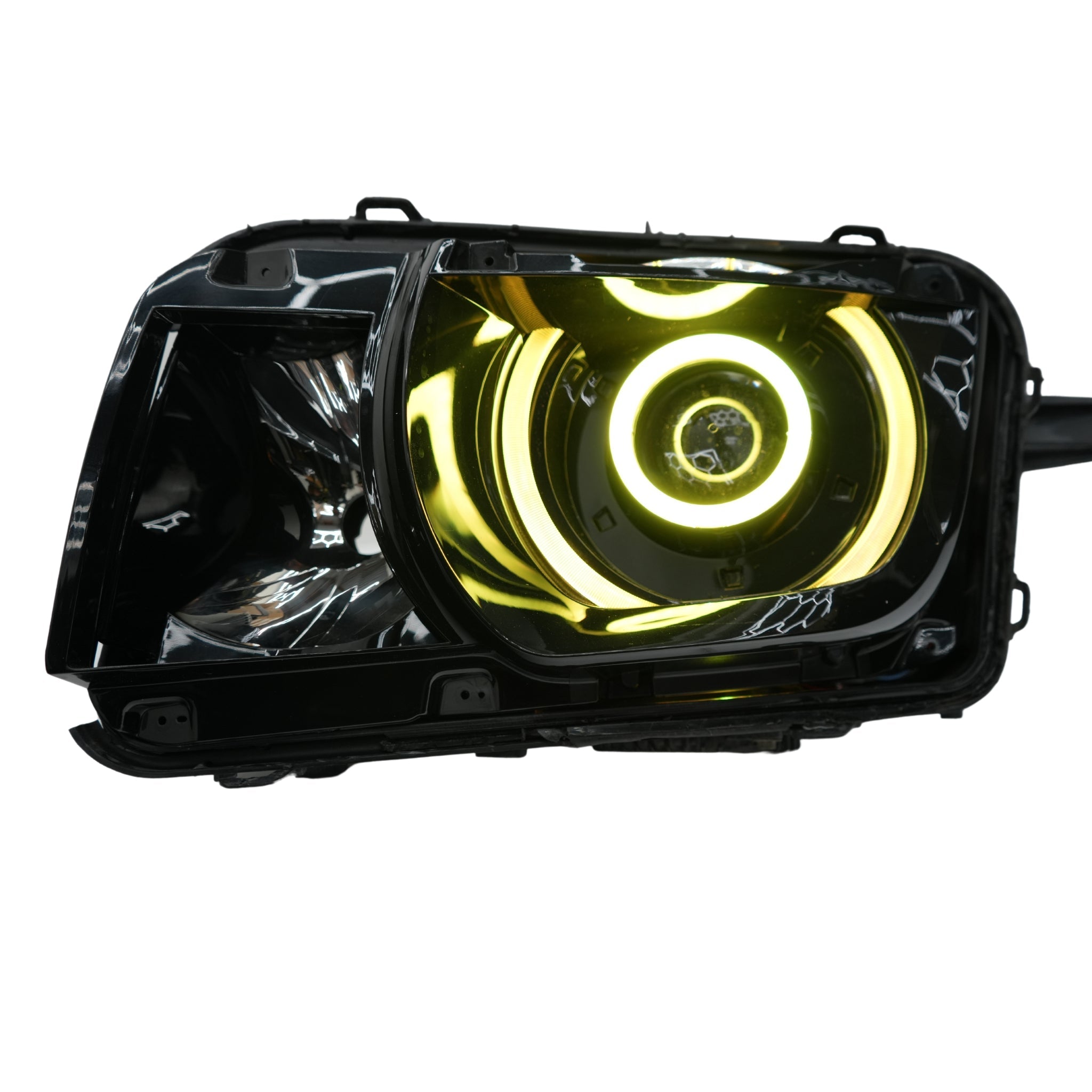 Chevrolet Camaro RS/SS: Multicolor Flow Series Headlights (2010-2013) – Custom Multicolor LED Lighting by RGB Halo Kits