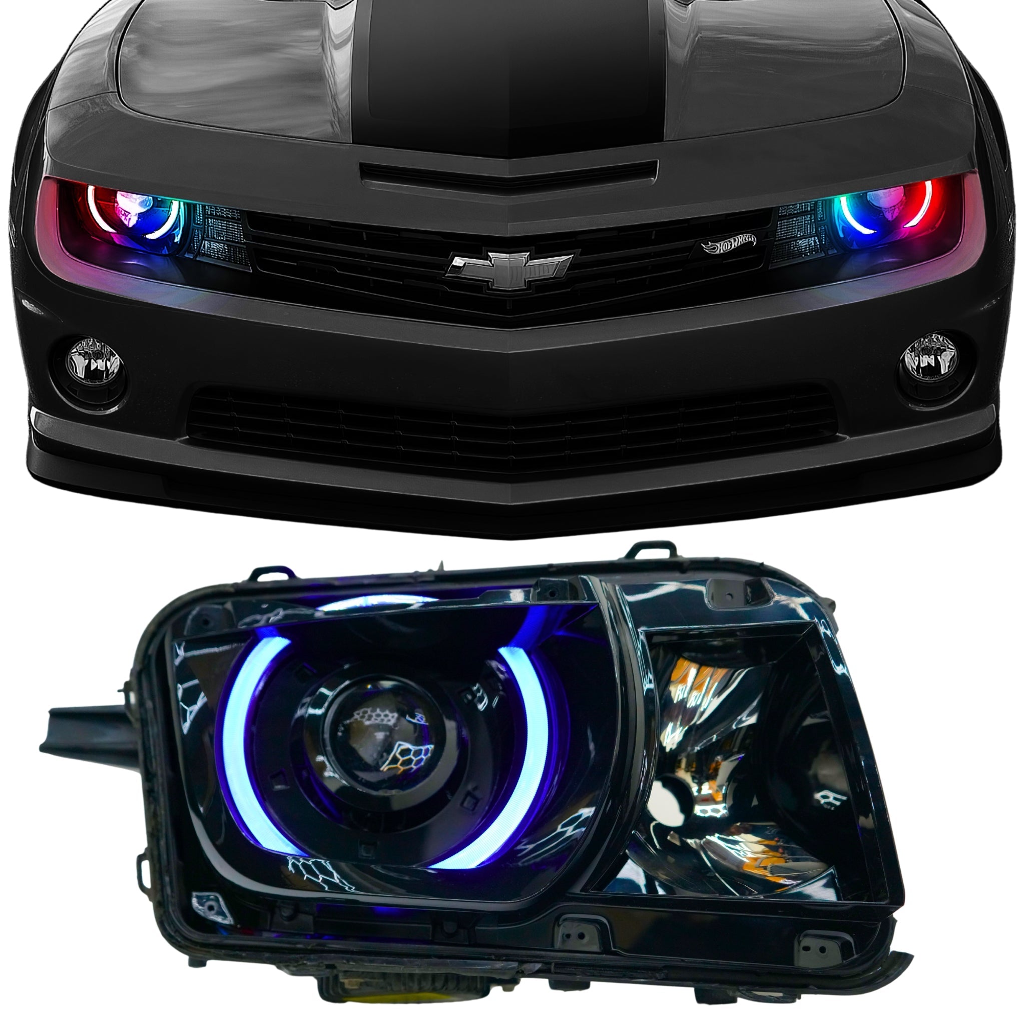 Chevrolet Camaro RS/SS RGBW DRL Boards (2010-2013) – Custom Multicolor LED Lighting by RGB Halo Kits