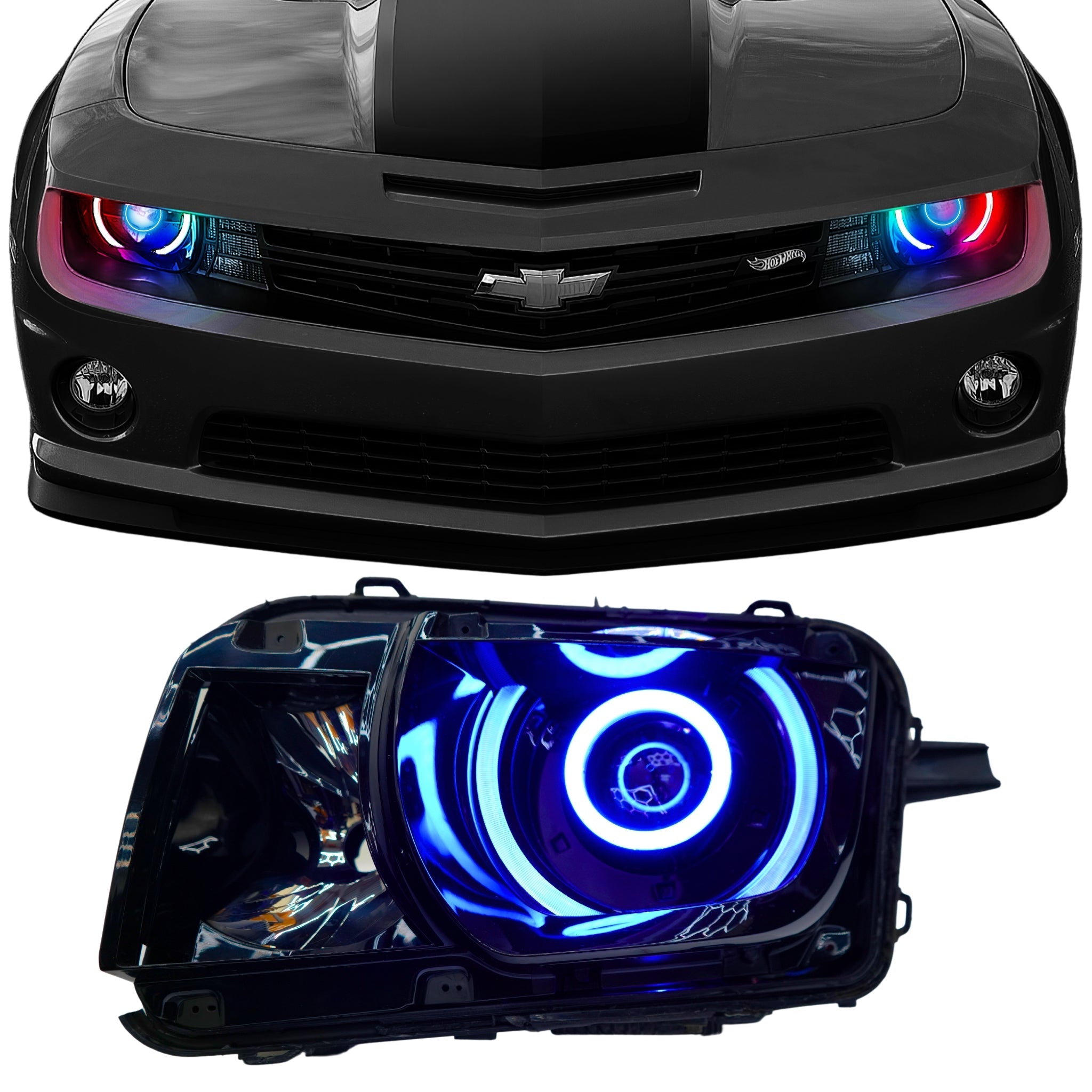 Chevrolet Camaro RS/SS RGBW DRL Boards (2010-2013) – Custom Multicolor LED Lighting by RGB Halo Kits