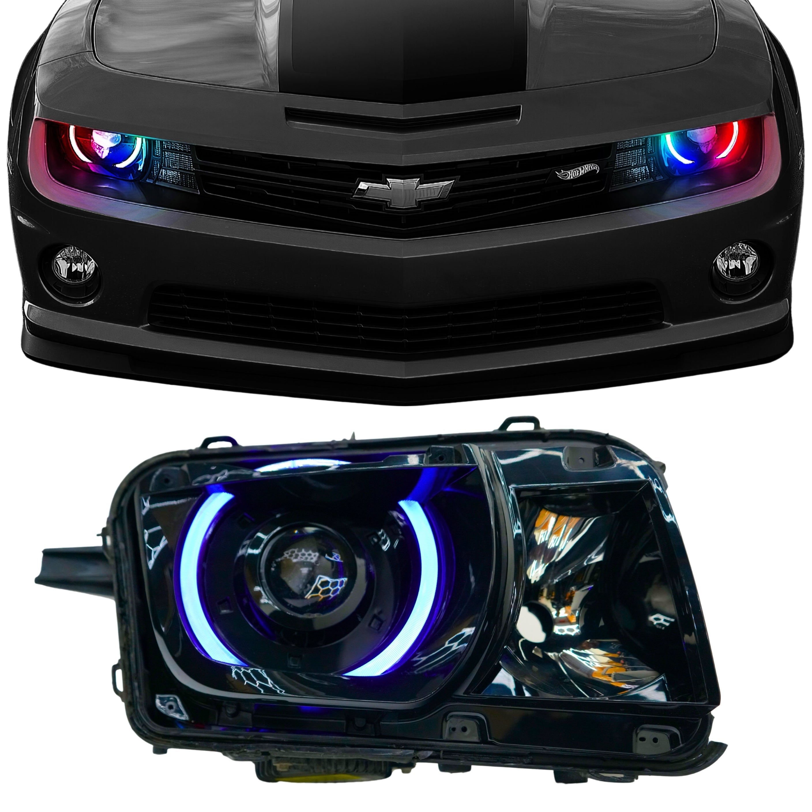 Chevrolet Camaro RS/SS RGBW DRL Boards (2010-2013) – Custom Multicolor LED Lighting by RGB Halo Kits
