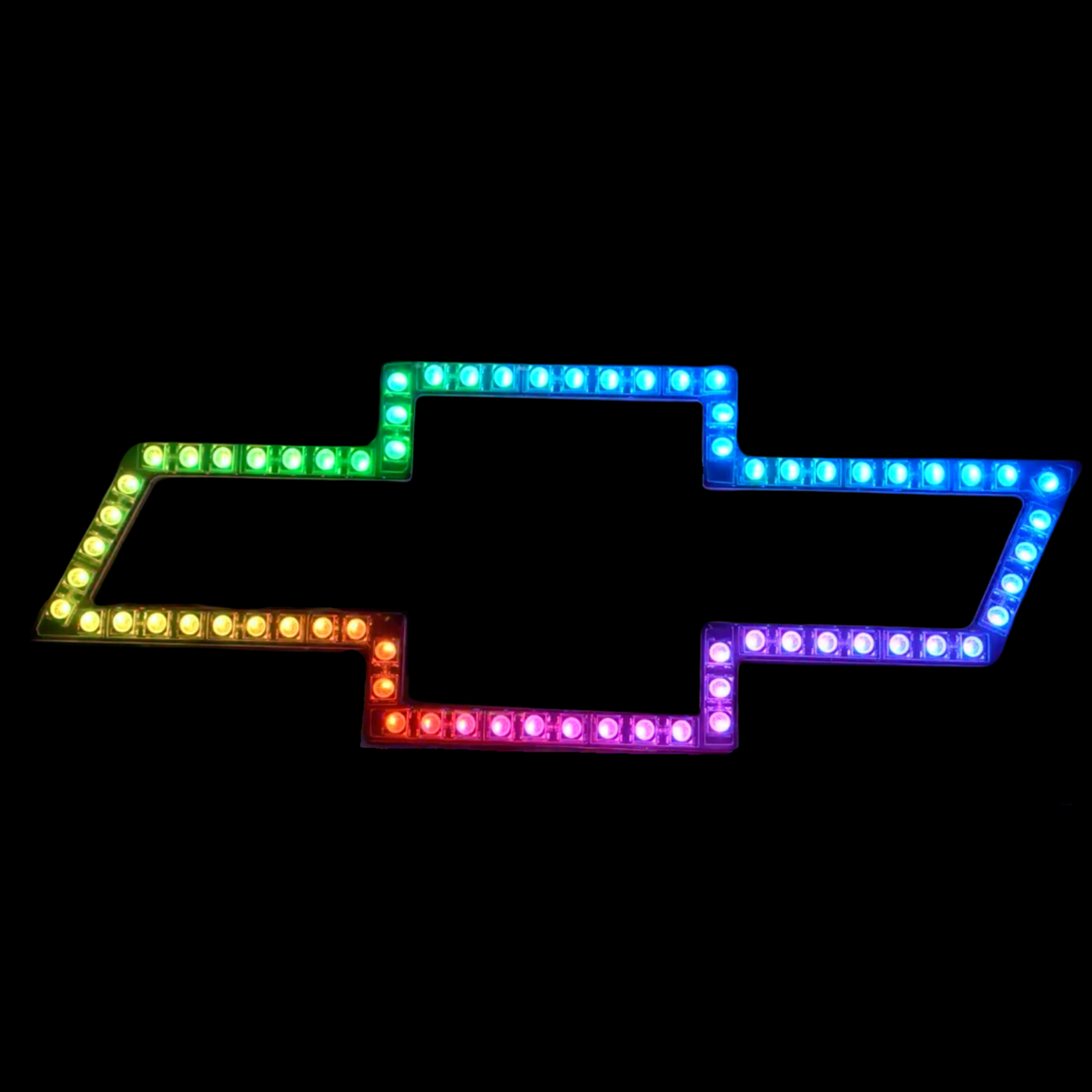 Chevrolet LED Emblem (Multicolor) 2007-2023 â€“ Custom Multicolor LED Lighting by RGB Halo Kits