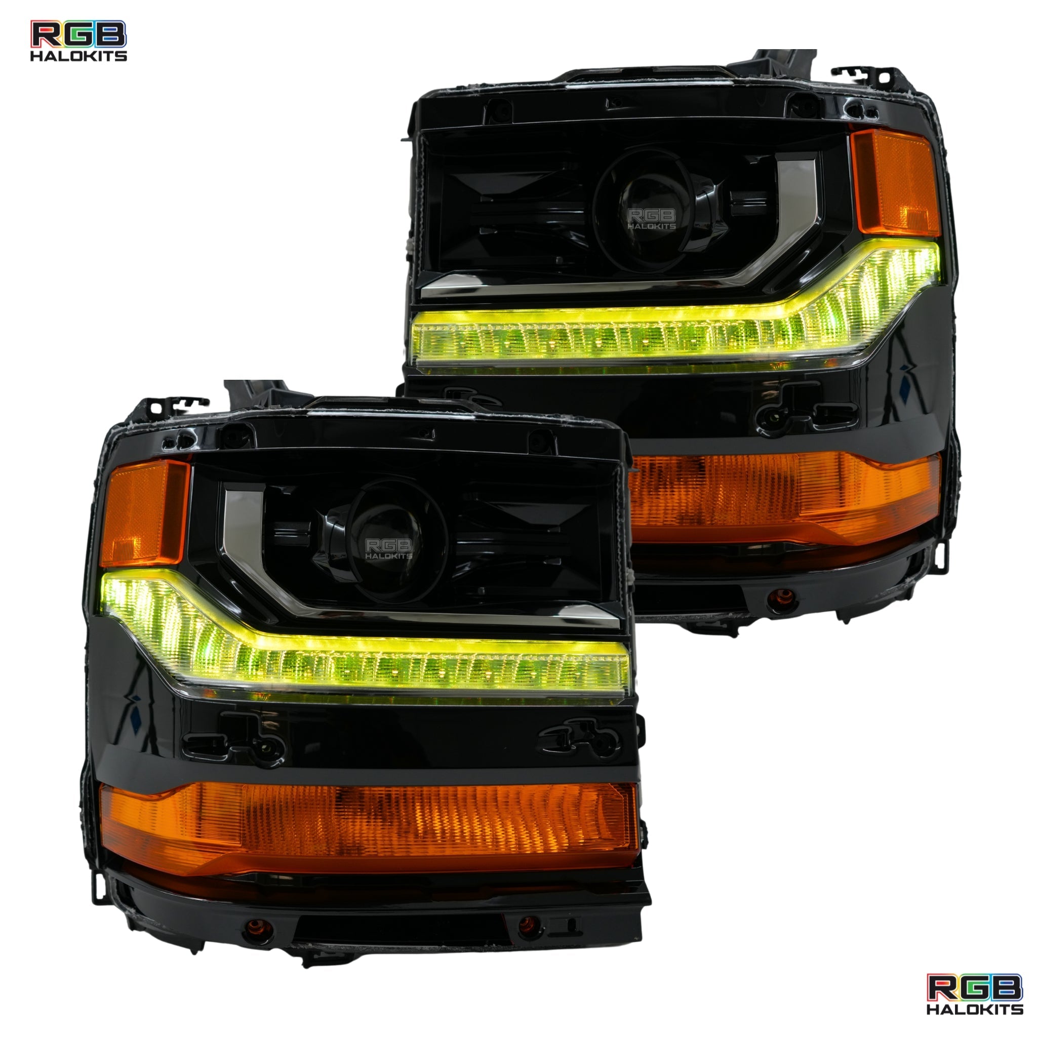 Chevrolet Silverado Multicolor Flow Series DRL Boards (2016-2018) – Custom Multicolor LED Lighting by RGB Halo Kits
