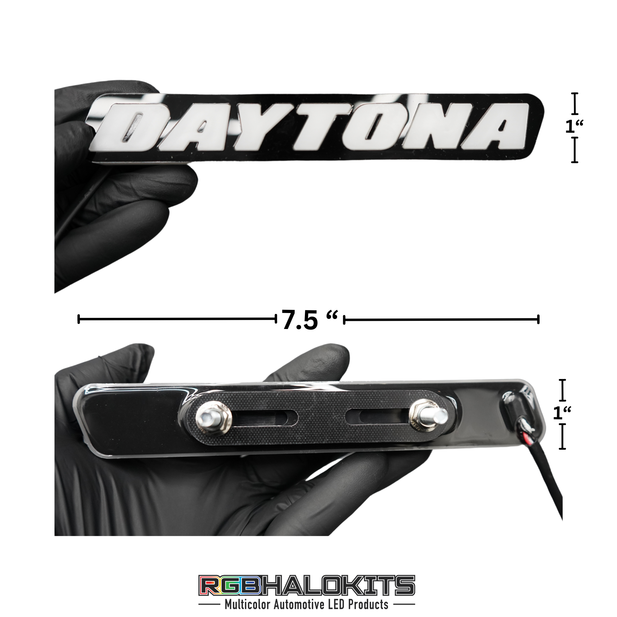 Daytona LED Badge: (Multicolor Flow) â€“ Custom Multicolor LED Lighting by RGB Halo Kits