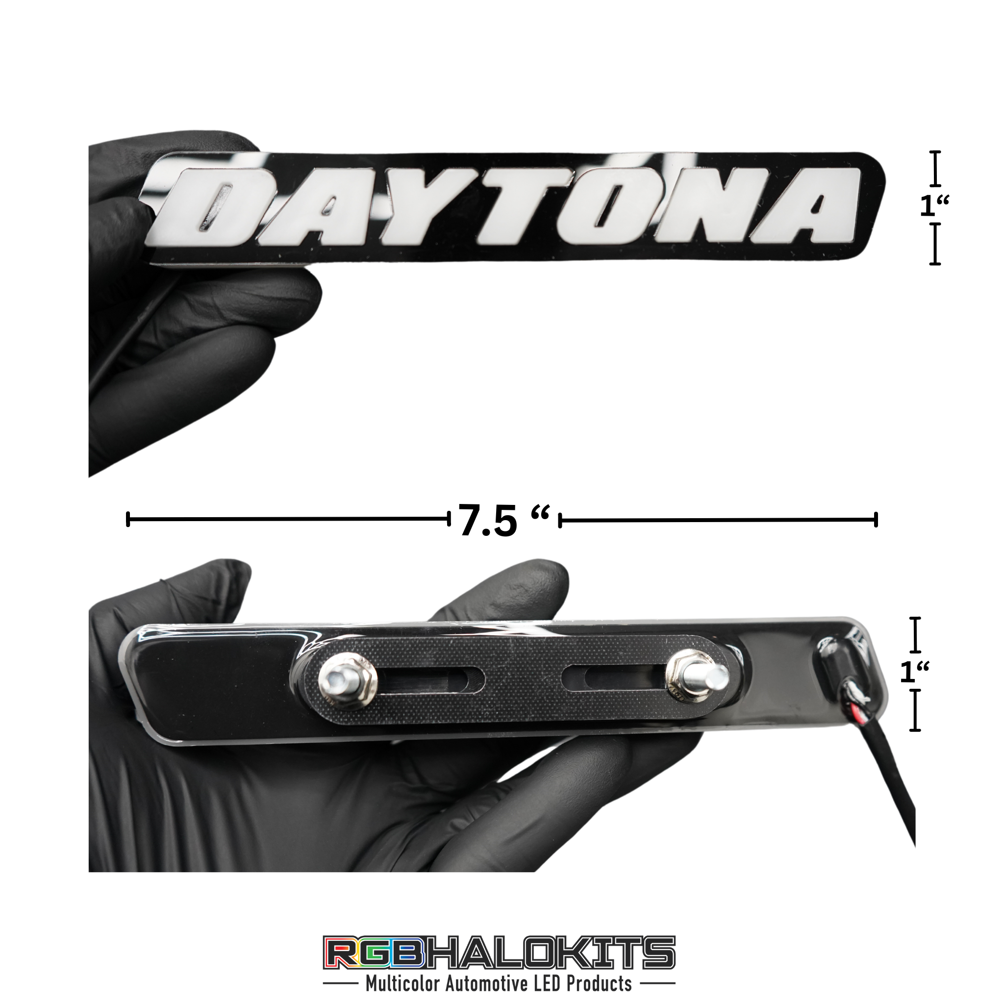 Daytona LED Badge: (Multicolor)