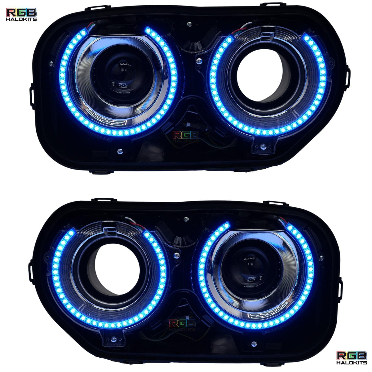 Dodge Challenger Multicolor Halo Kit (2015-2023) – Custom Multicolor LED Lighting by RGB Halo Kits