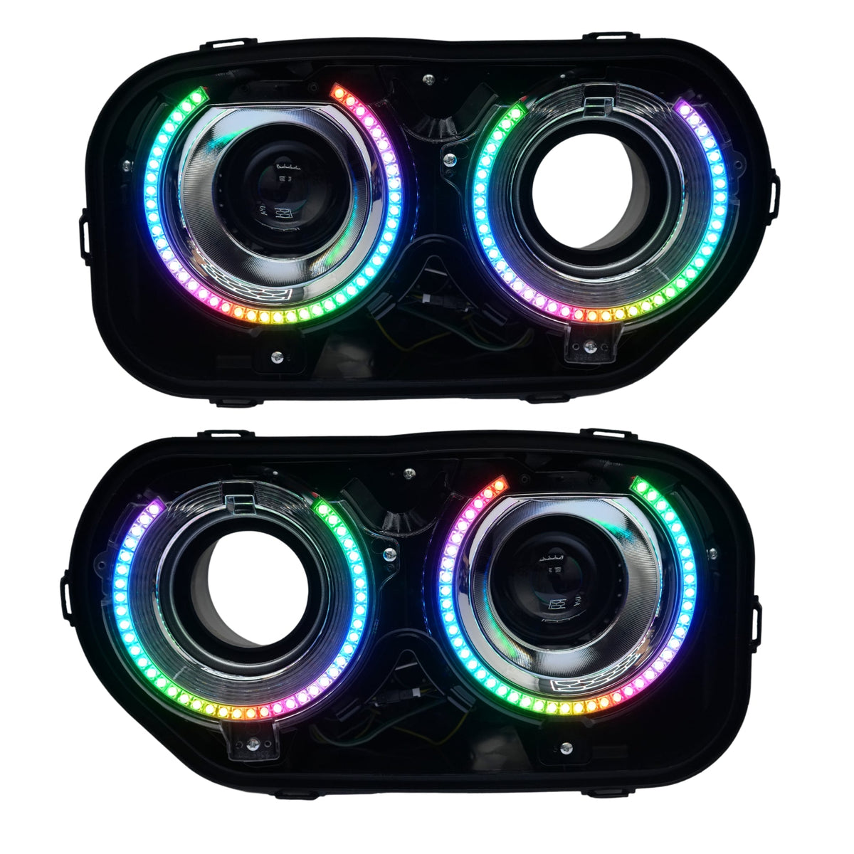 Dodge Challenger Multicolor Halo Kit (2015-2023) – Custom Multicolor LED Lighting by RGB Halo Kits