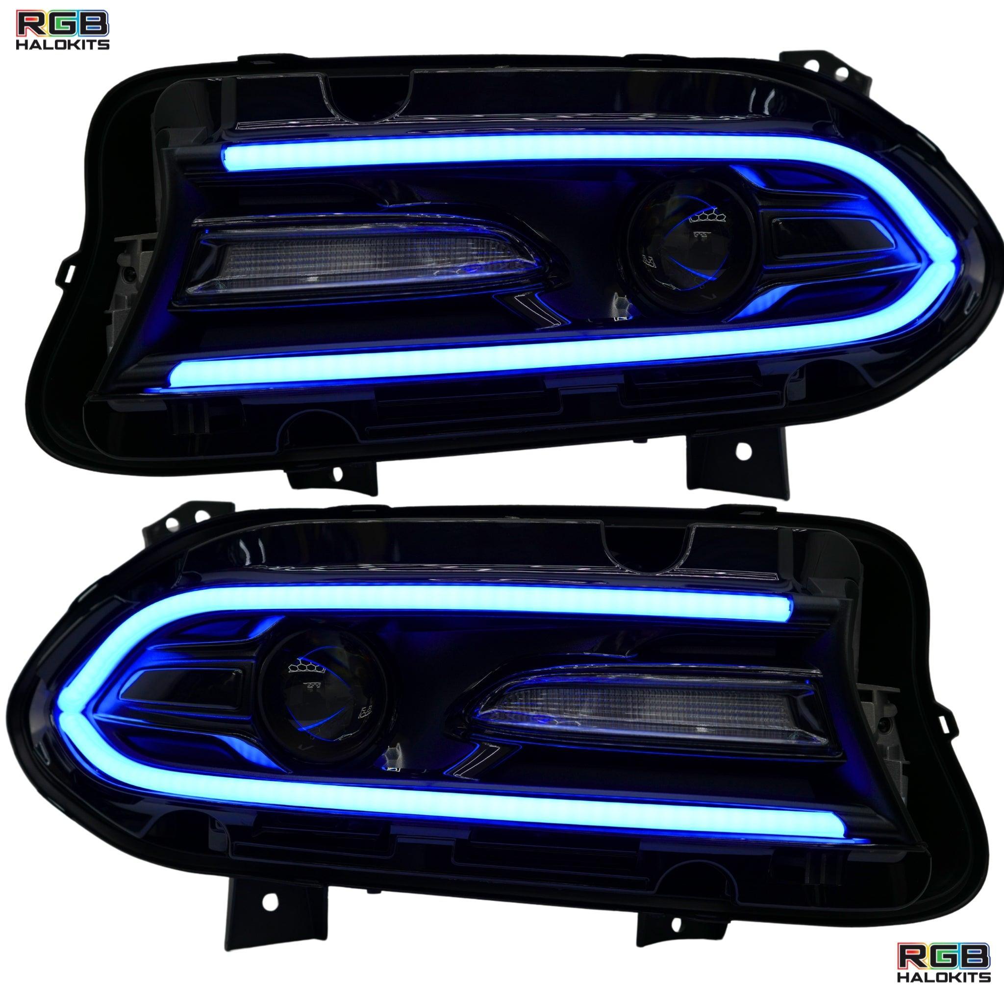 Dodge Charger Flow Series DRL Boards 2.0 | Diffused LED (2015-2023) – Custom Multicolor LED Lighting by RGB Halo Kits