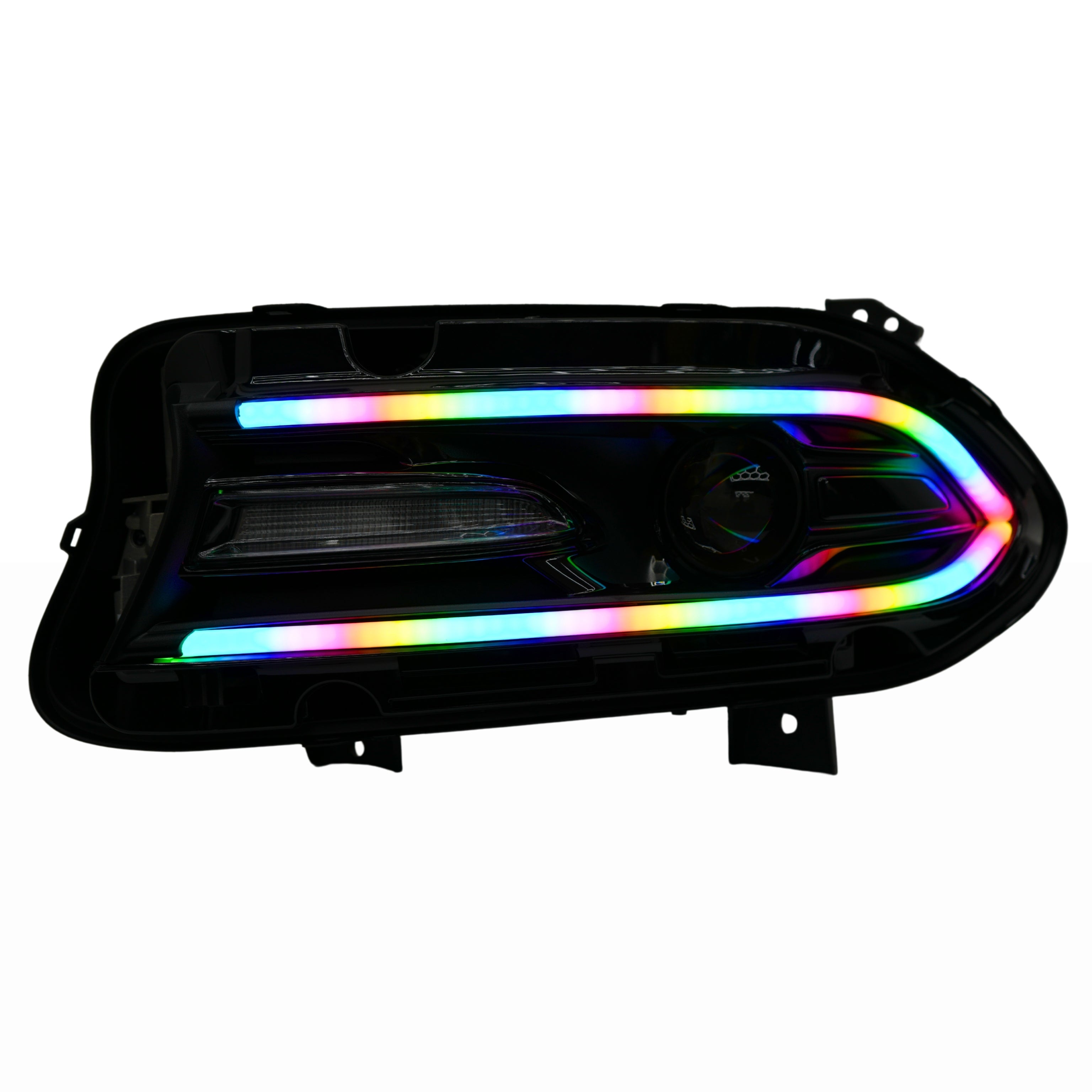 Dodge Charger Flow Series DRL Boards 2.0 | Diffused LED (2015-2023) – Custom Multicolor LED Lighting by RGB Halo Kits