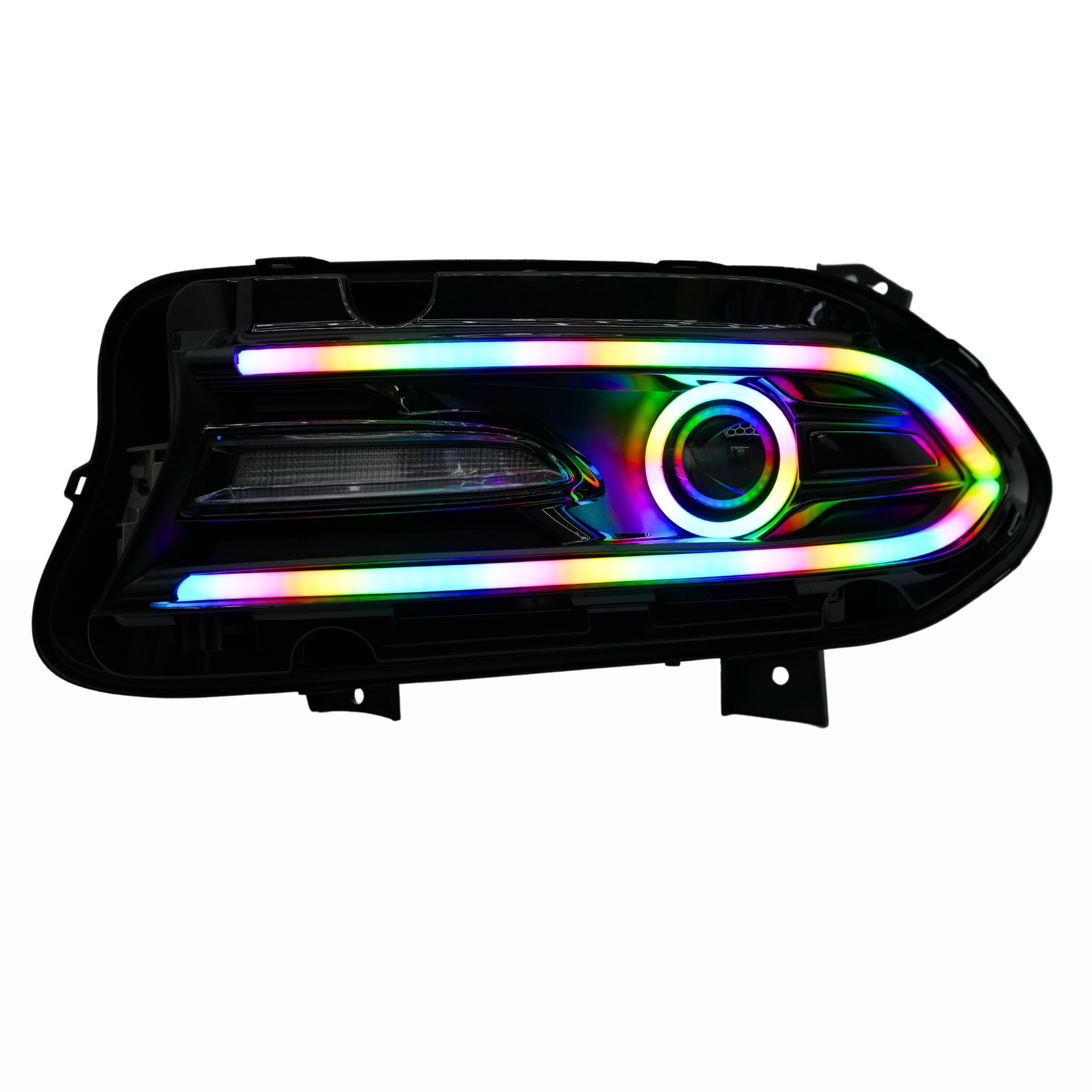 Dodge Charger Flow Series DRL Boards 2.0 | Diffused LED (2015-2023) – Custom Multicolor LED Lighting by RGB Halo Kits