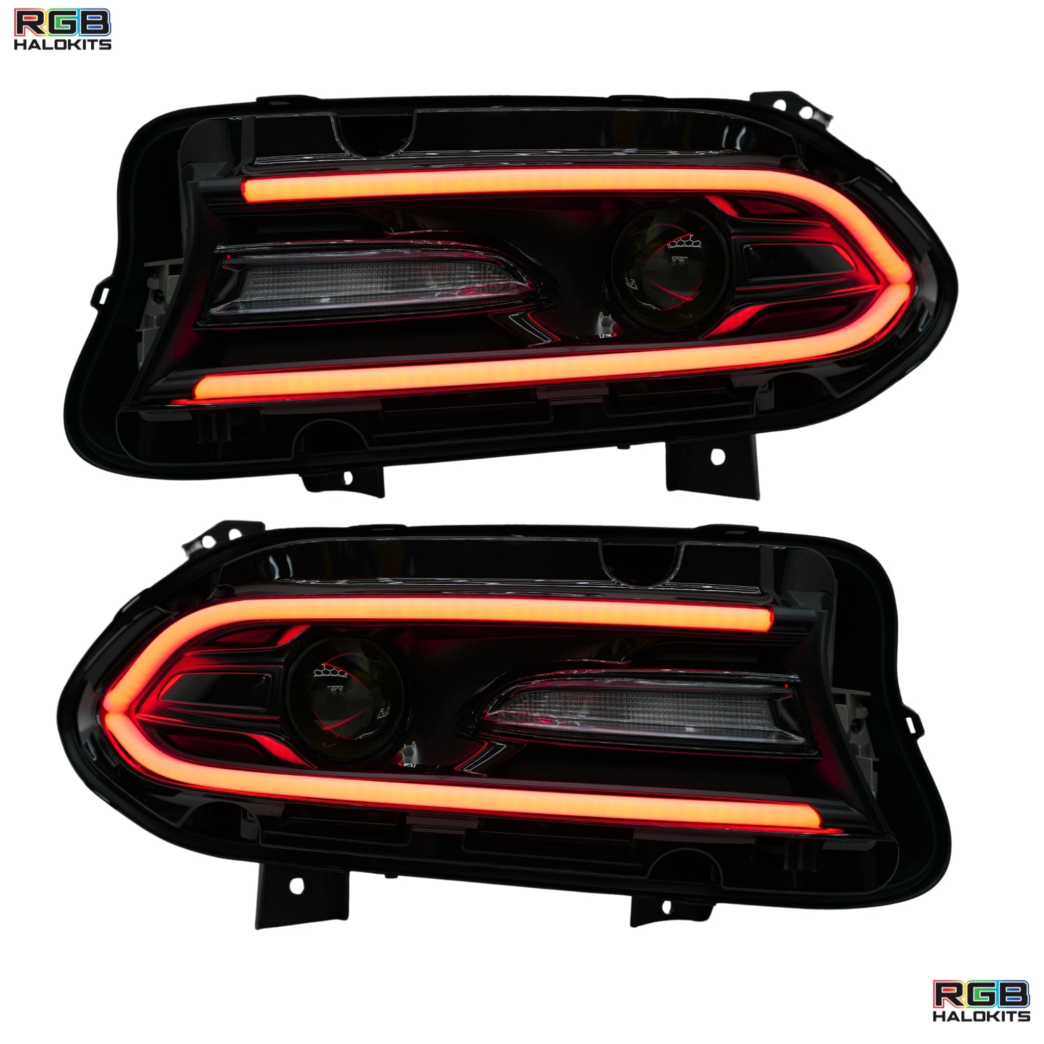 Dodge Charger Flow Series DRL Boards 2.0 | Diffused LED (2015-2023) – Custom Multicolor LED Lighting by RGB Halo Kits