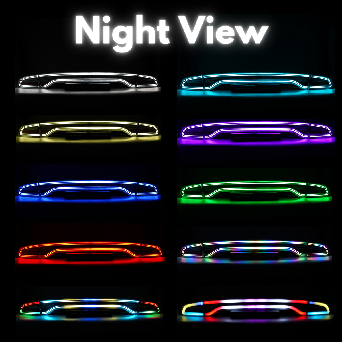Dodge Charger Multicolor Flow Nova LED Tail Lights  (2015-2024)