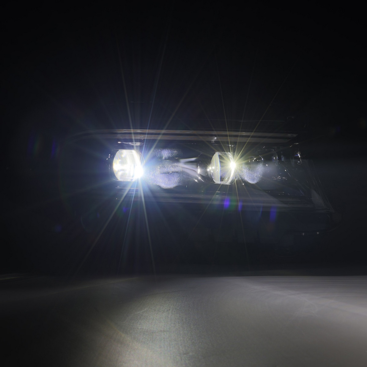 Dodge Charger: Multicolor Flow Series LUXX-Series LED Projector Headlights + Demon Eyes (2015–2023) – Custom Multicolor LED Lighting by RGB Halo Kits