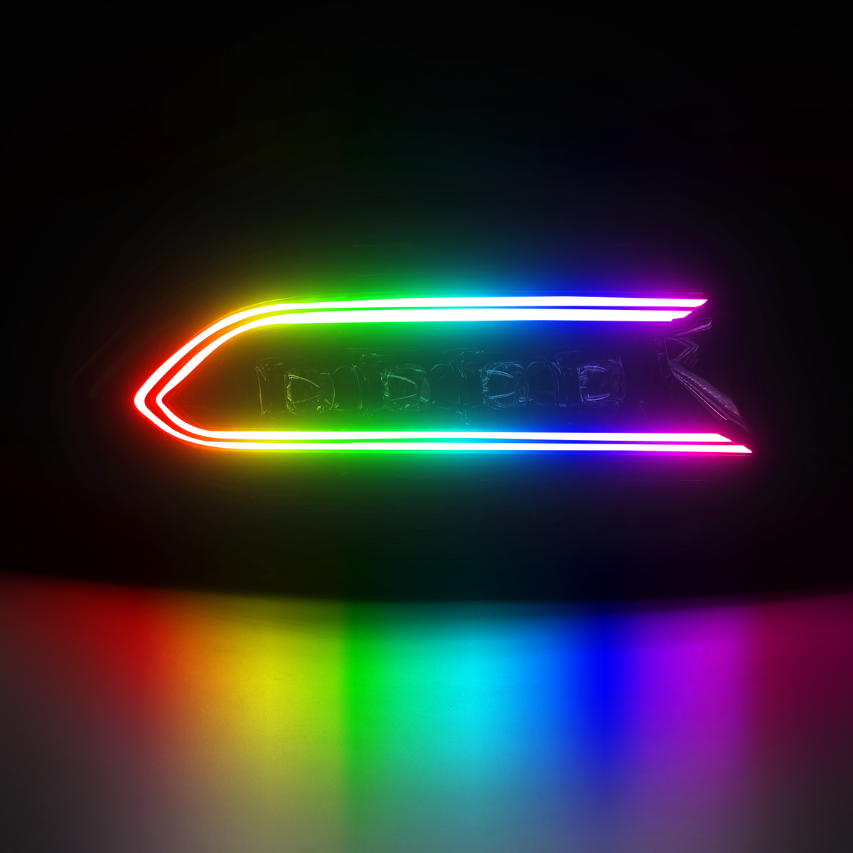 Dodge Charger: Multicolor Flow Series NOVA Headlights + Demon Eyes (2015–2023) – Custom Multicolor LED Lighting by RGB Halo Kits
