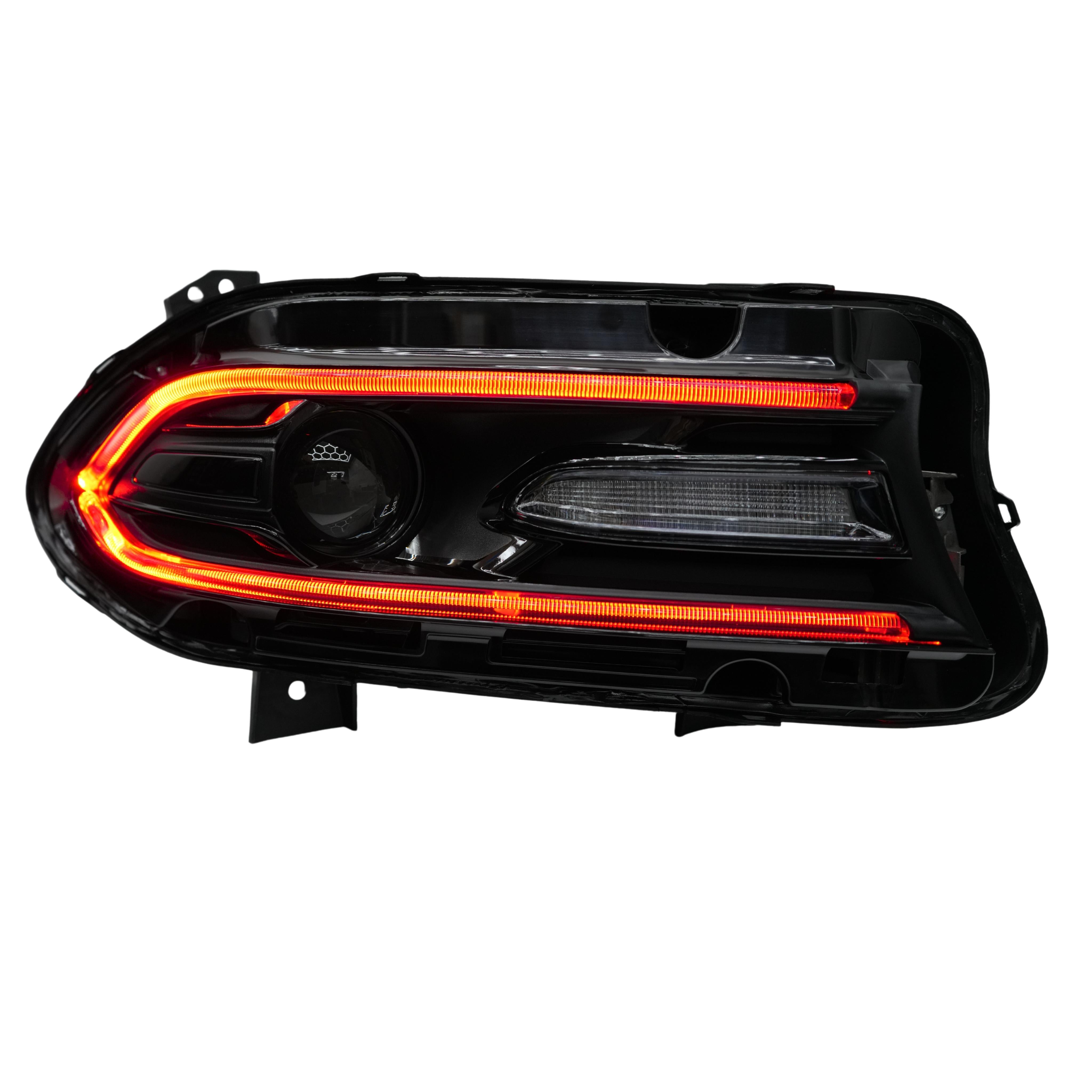 Dodge Charger RGBWA DRL Boards (2015-2023) – Custom Multicolor LED Lighting by RGB Halo Kits