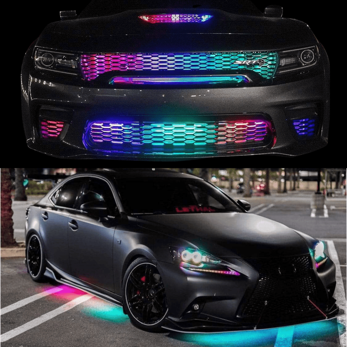 Elite Glow Bundle – Custom Multicolor LED Lighting by RGB Halo Kits