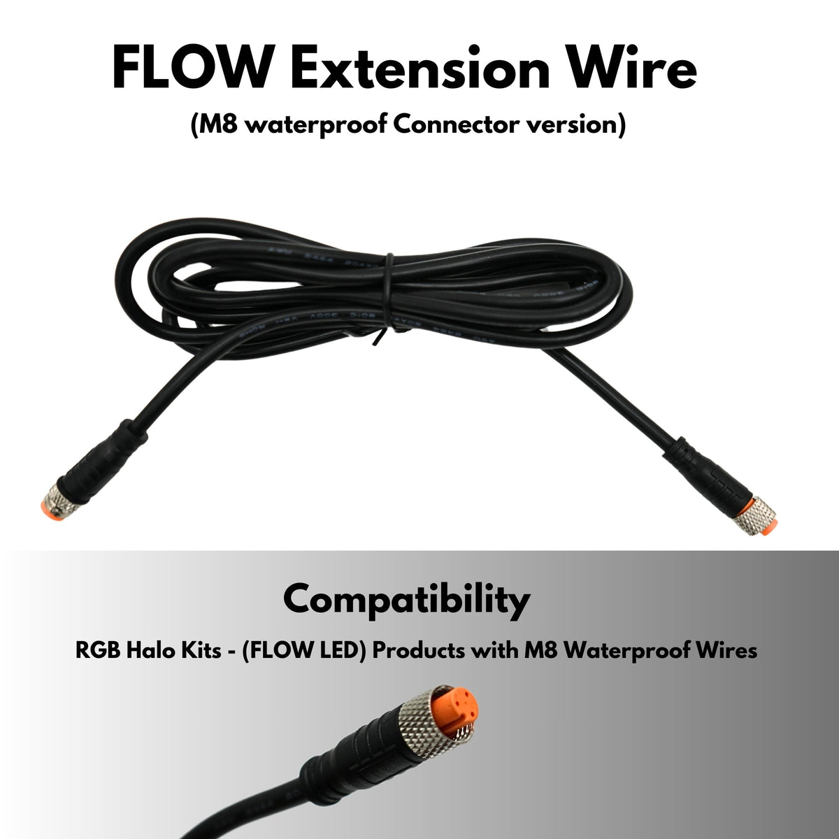 Extension Wire – Custom Multicolor LED Lighting by RGB Halo Kits