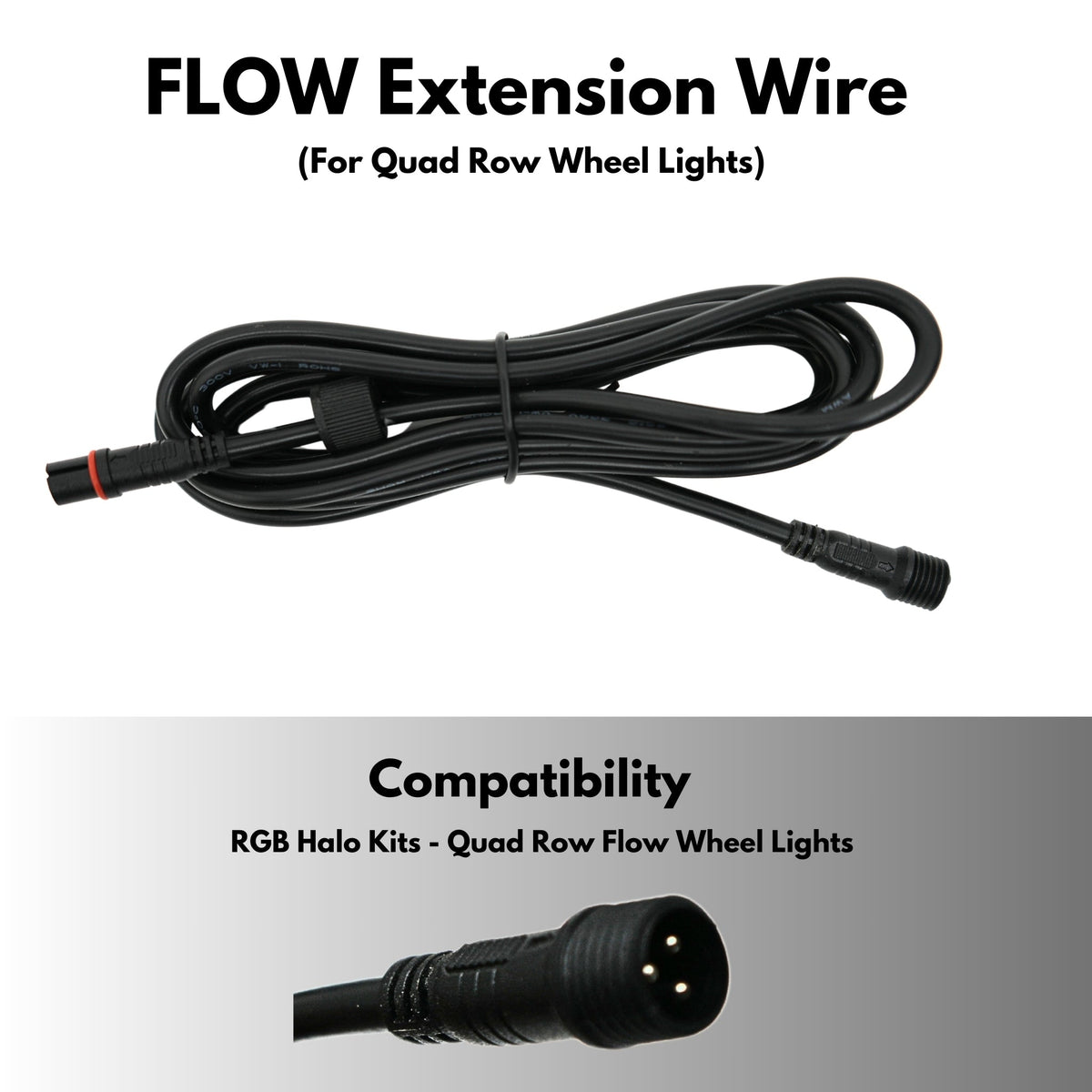Extension Wire – Custom Multicolor LED Lighting by RGB Halo Kits