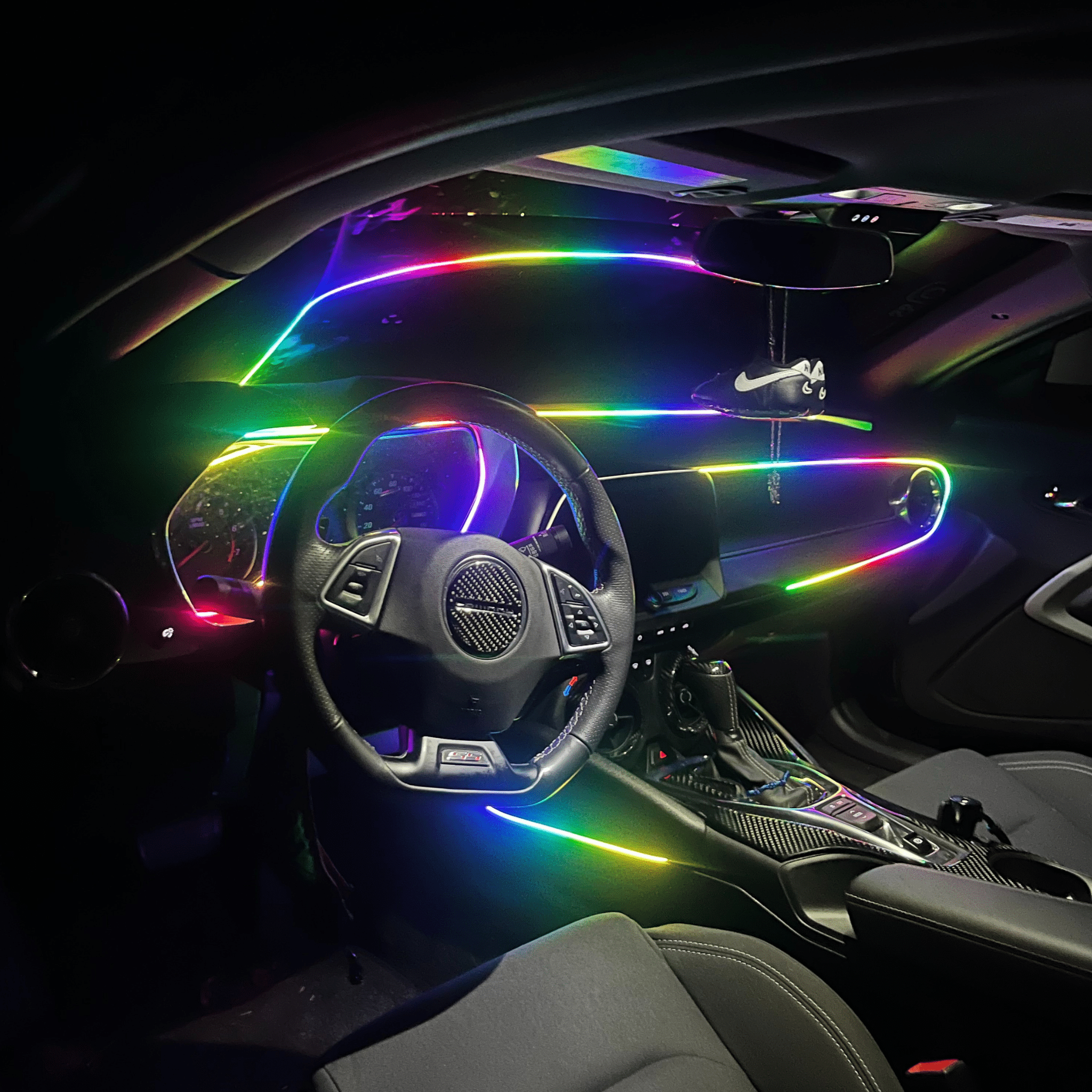 Flow Series Interior Trim Fiber Optic Replacement Strip – Custom Multicolor LED Lighting by RGB Halo Kits