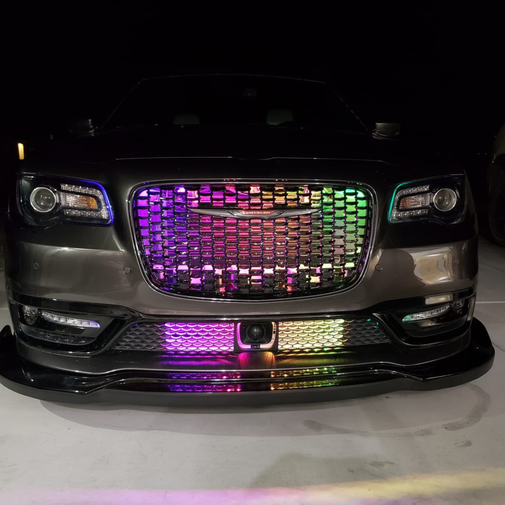 Flow Series LED Grille Kit – Custom Multicolor LED Lighting by RGB Halo Kits