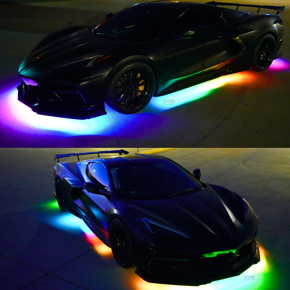 Flow Series LED Underglow Lighting Kit 3.0 | Custom 6pc | Flexible – Custom Multicolor LED Lighting by RGB Halo Kits