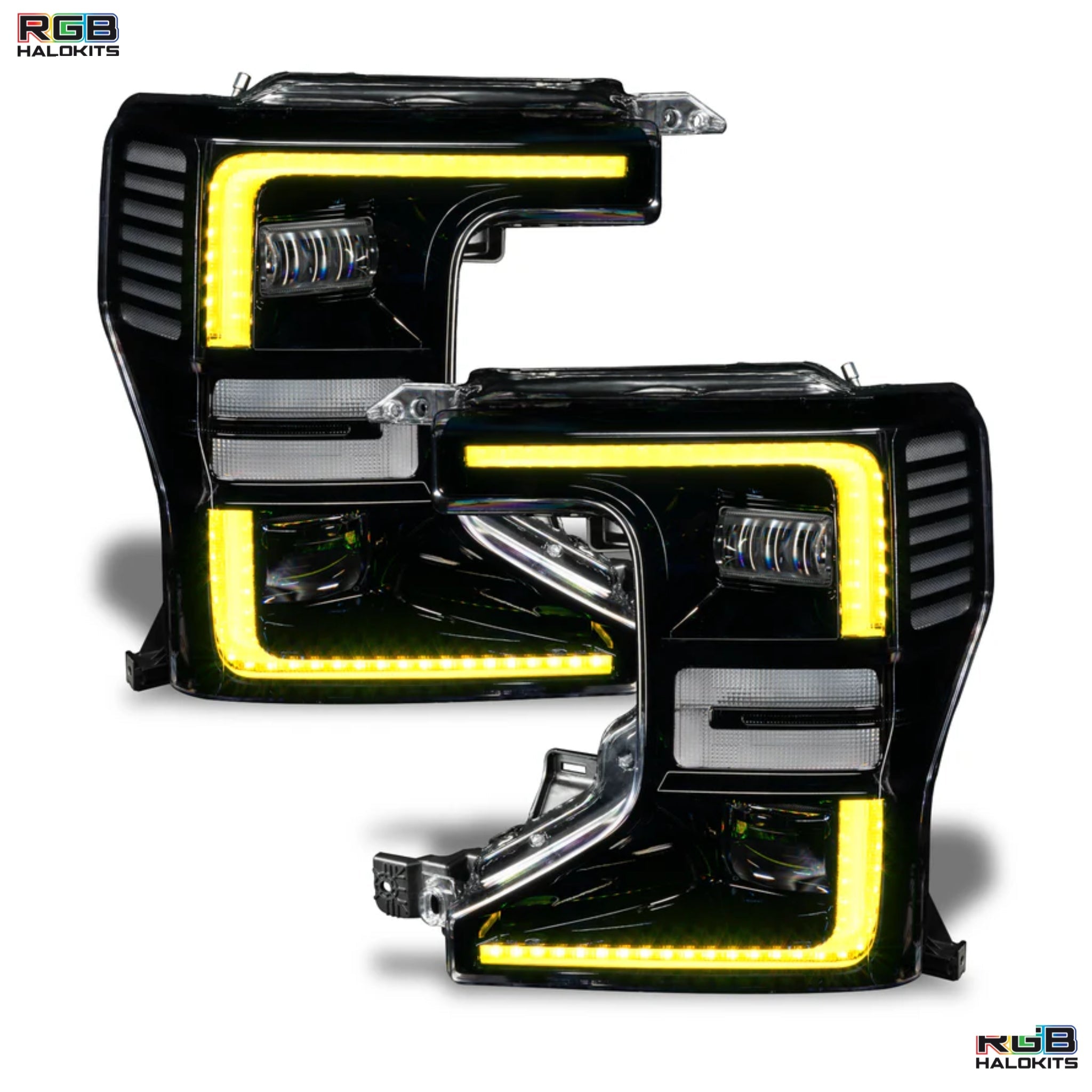 Ford F-250/350 Super Duty Multicolor Flow DRL Boards (2020-2022) – Custom Multicolor LED Lighting by RGB Halo Kits