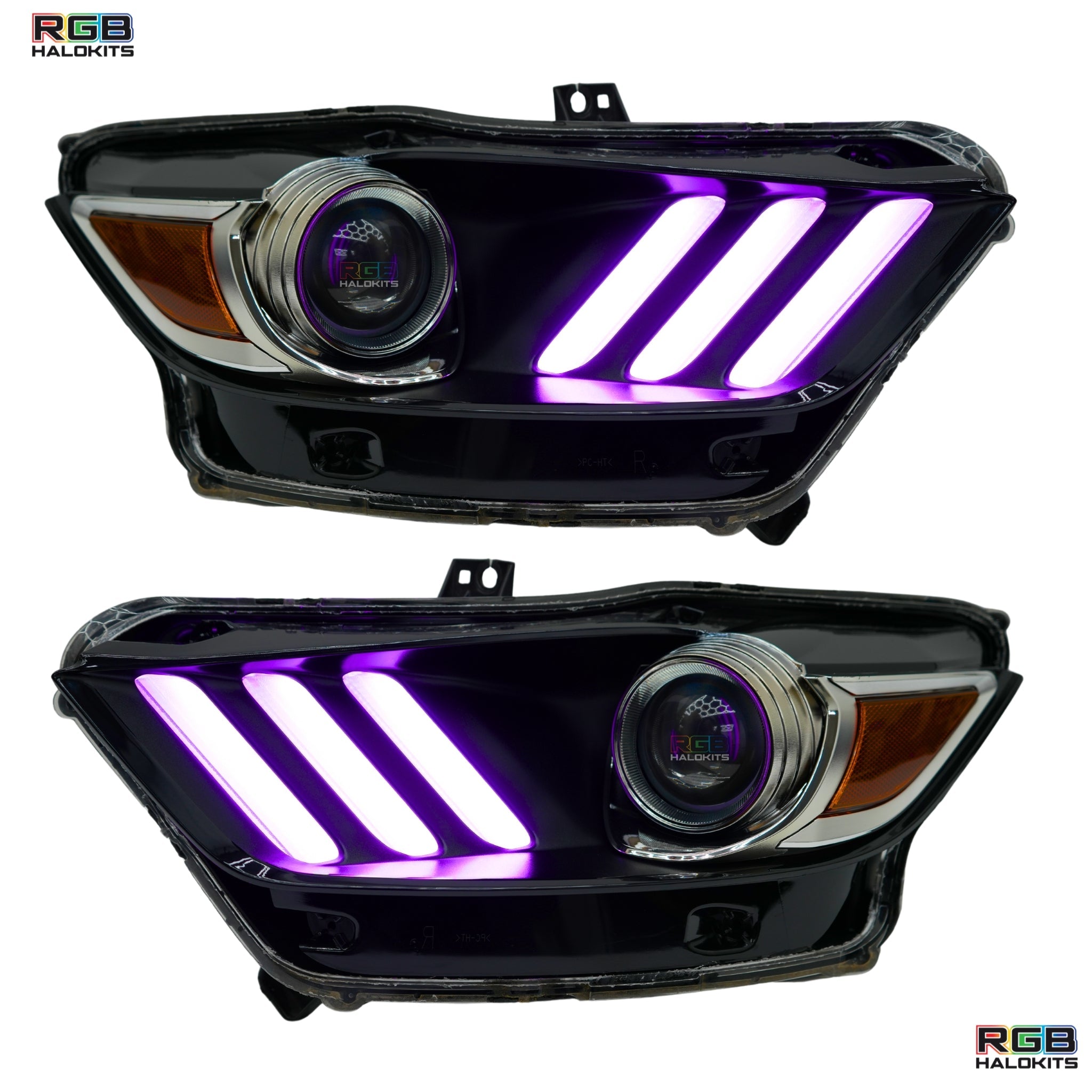 Ford Mustang Multicolor Flow Series DRL Boards (2015-2017) – Custom Multicolor LED Lighting by RGB Halo Kits