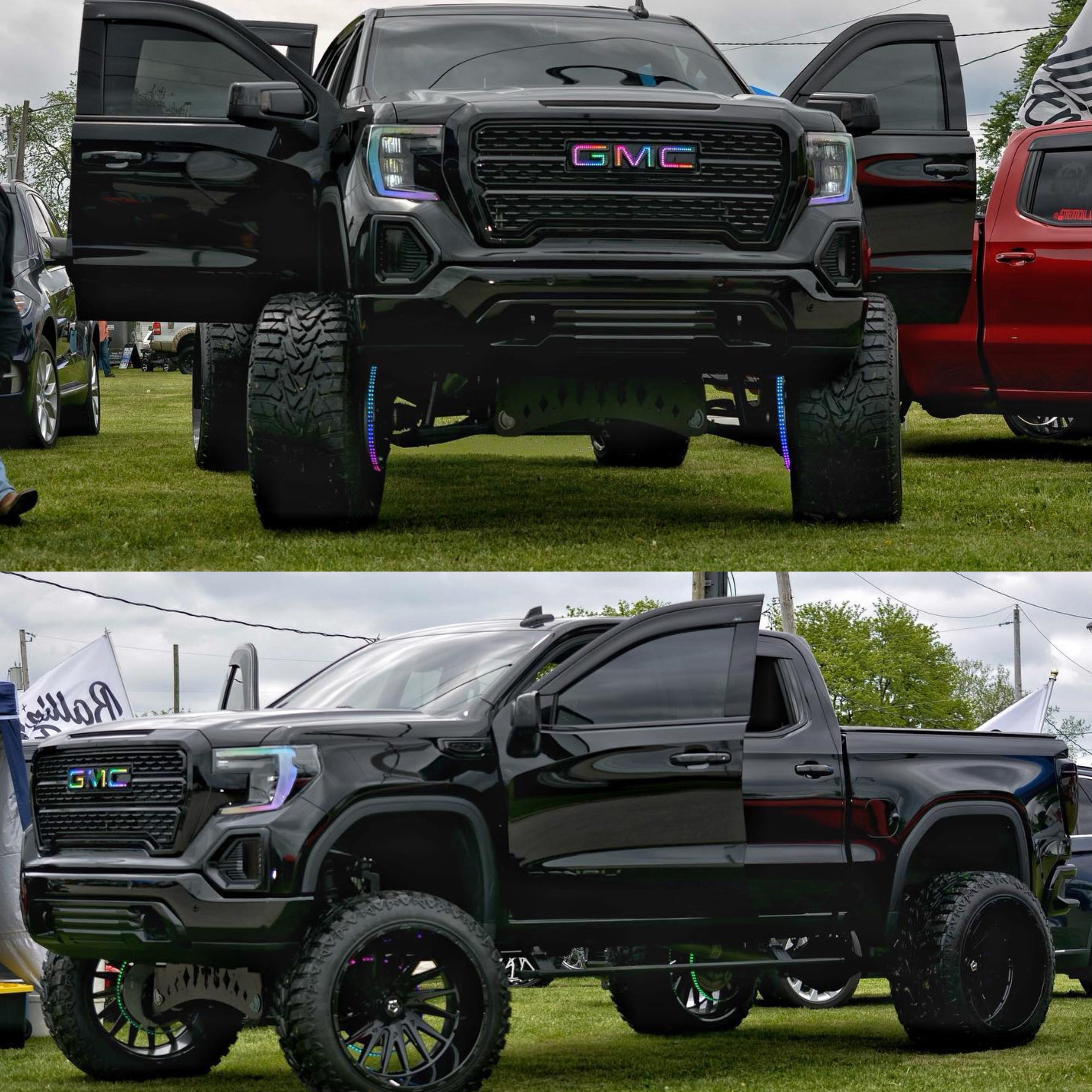 GMC LED Emblem: Multicolor (1999-2026) â€“ Custom Multicolor LED Lighting by RGB Halo Kits