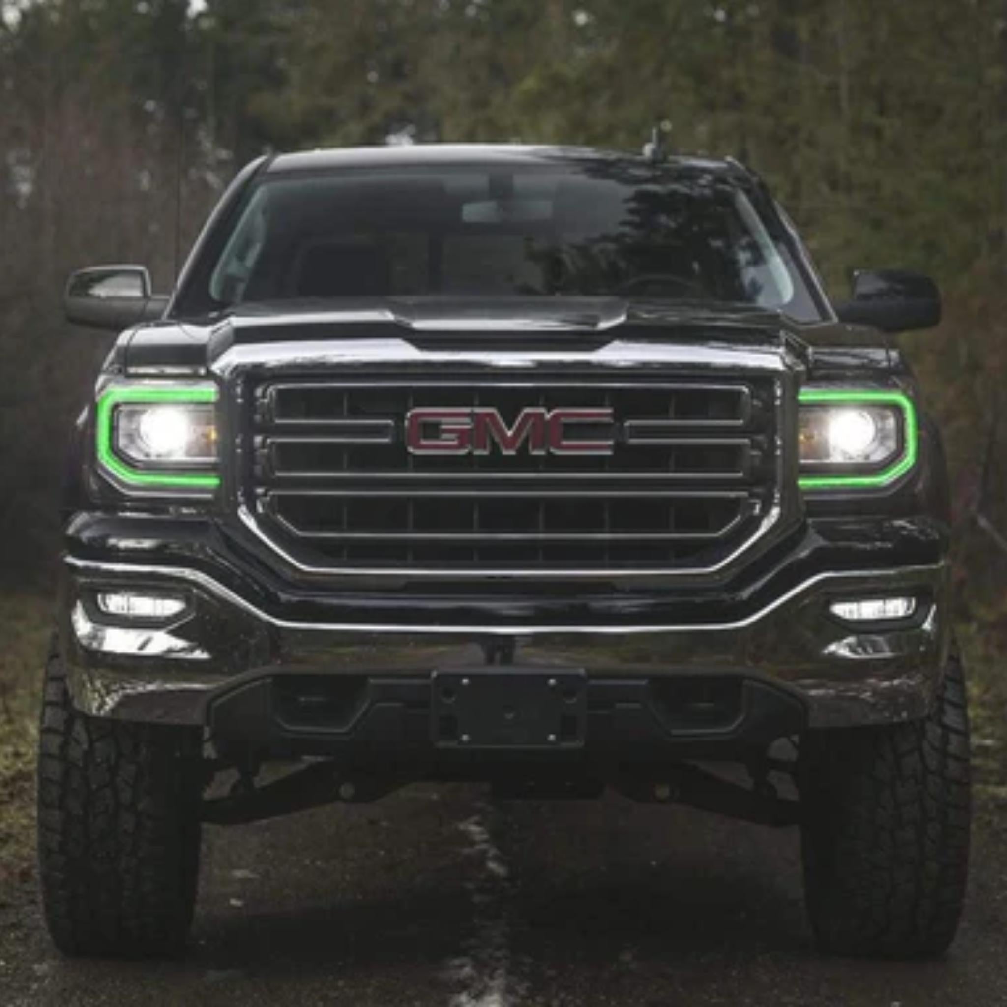 GMC Sierra 1500 Multicolor DRL Boards (2016-2018) – Custom Multicolor LED Lighting by RGB Halo Kits