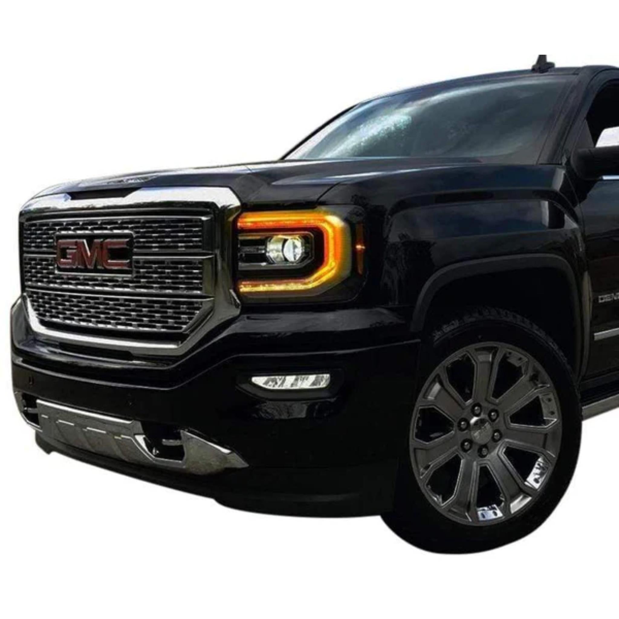 GMC Sierra 1500 Multicolor DRL Boards (2016-2018) – Custom Multicolor LED Lighting by RGB Halo Kits