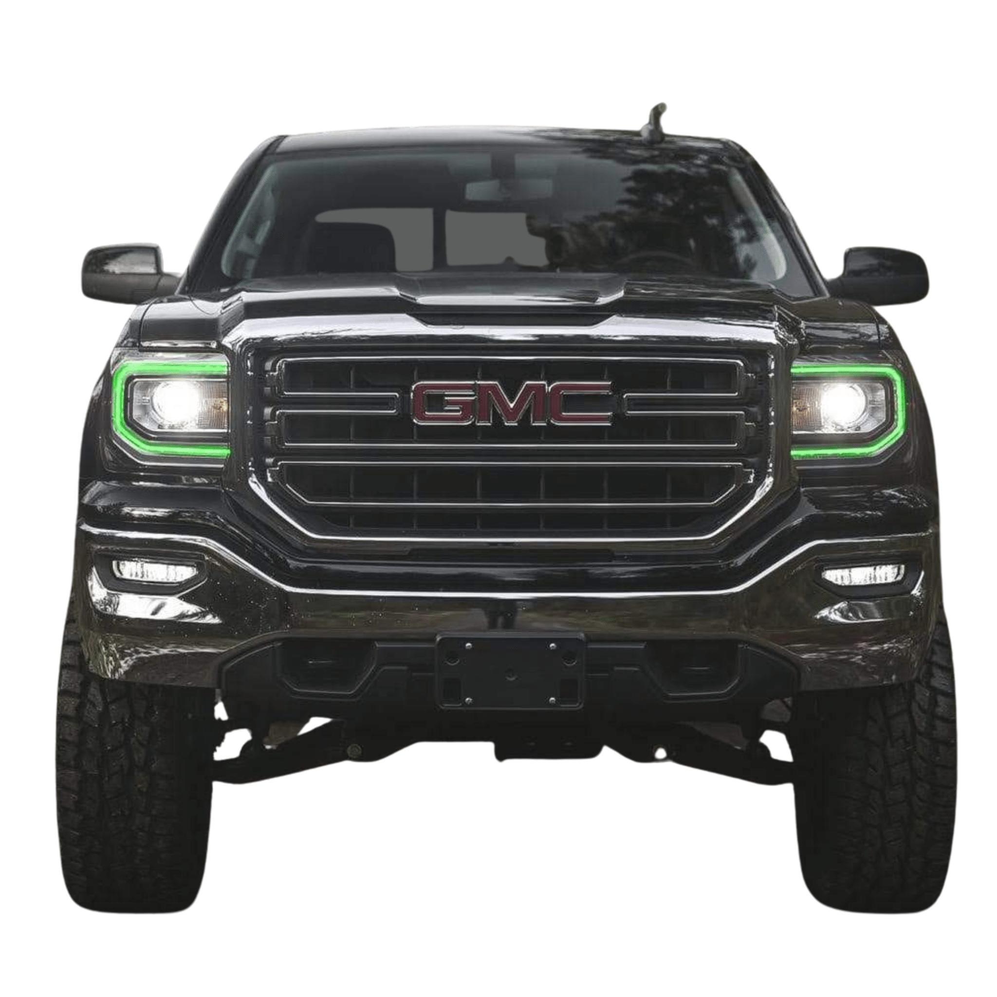 GMC Sierra 1500 Multicolor DRL Boards (2016-2018) – Custom Multicolor LED Lighting by RGB Halo Kits